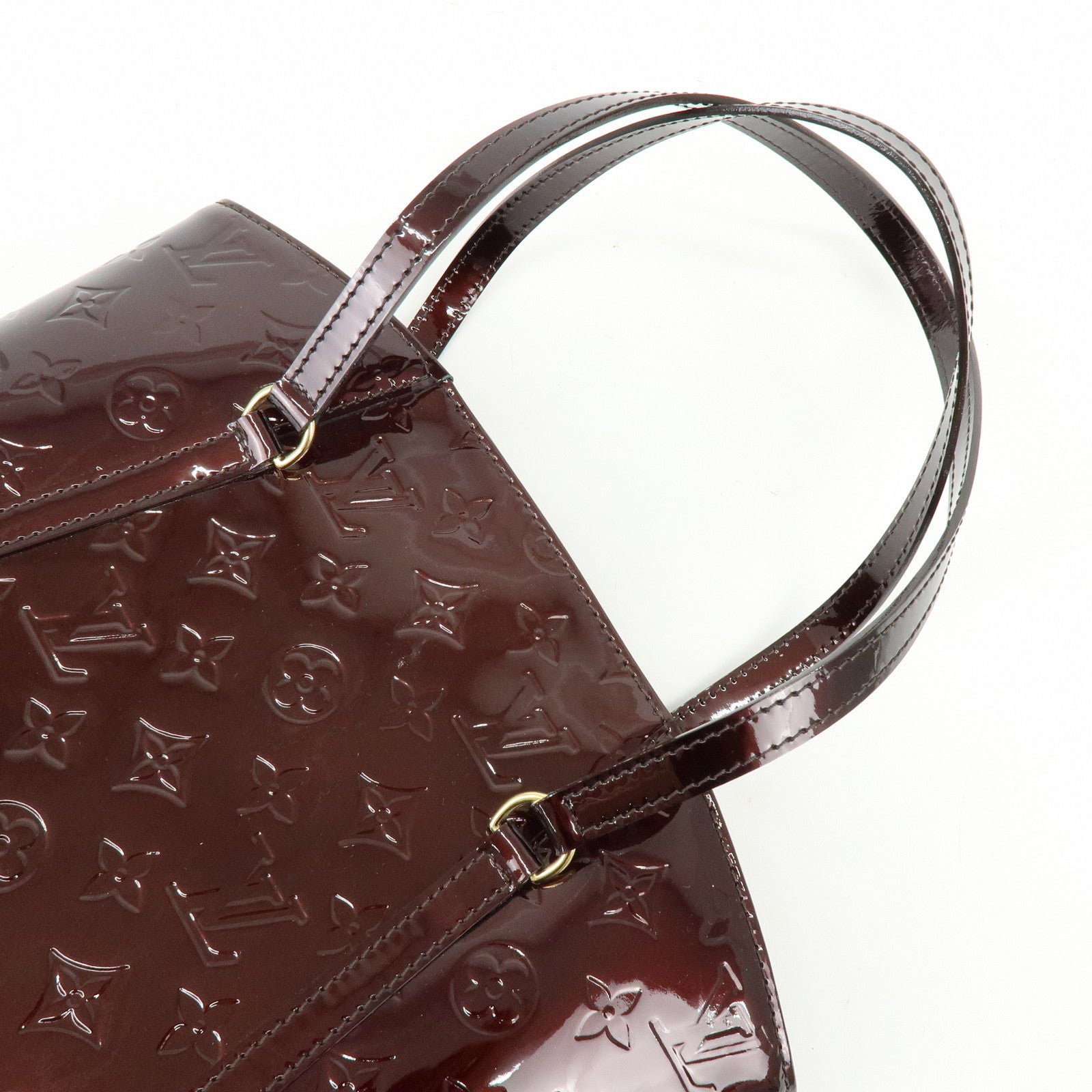 Louis Vuitton Monogram Vernis Avalon MM Tote Bag Amarante M91567