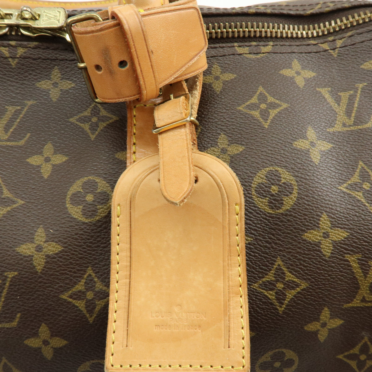 Louis Vuitton Monogram Keep All Bandouliere 55 Boston Bag M41414