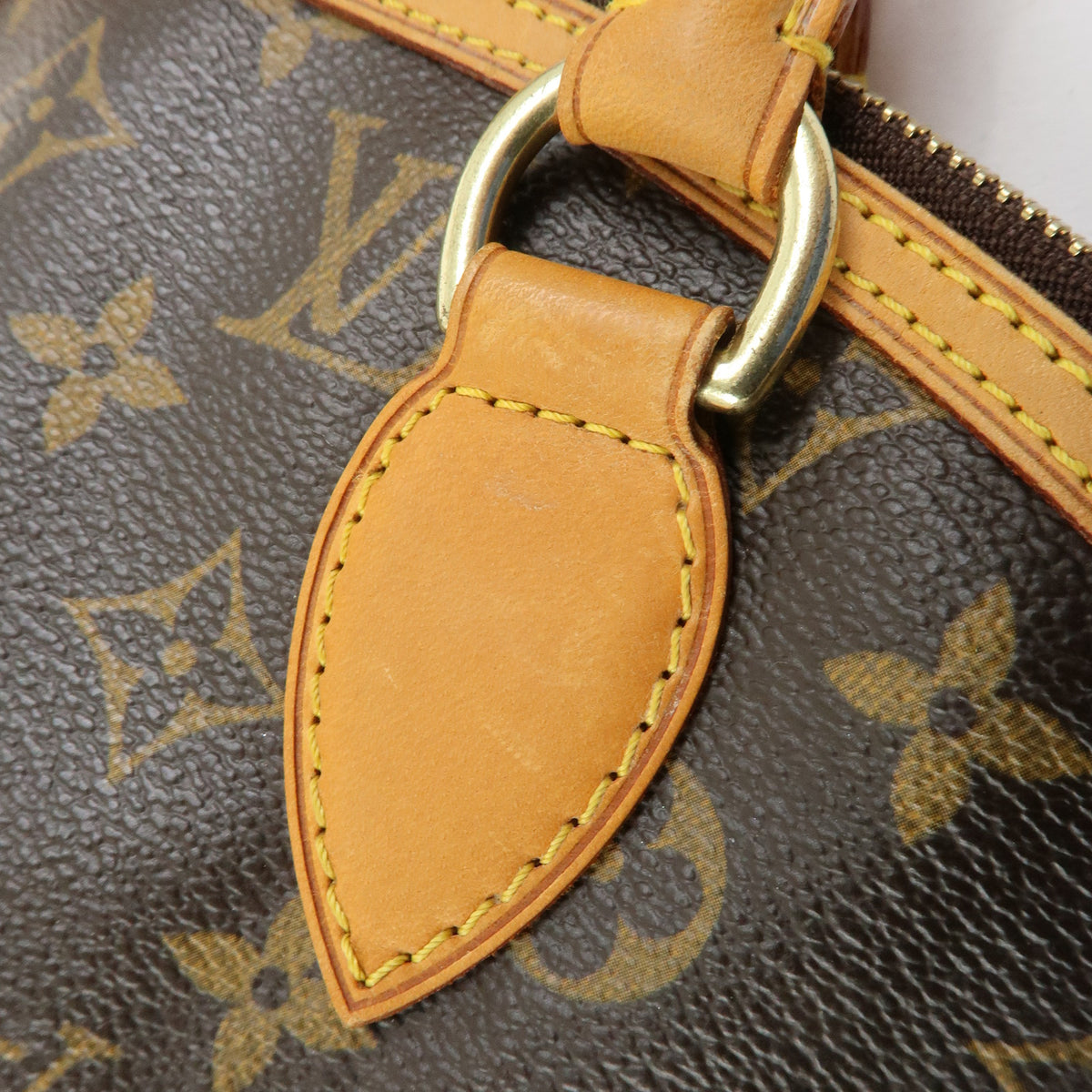 Louis Vuitton Monogram Lockit Hand Bag Tote Bag Brown M40102