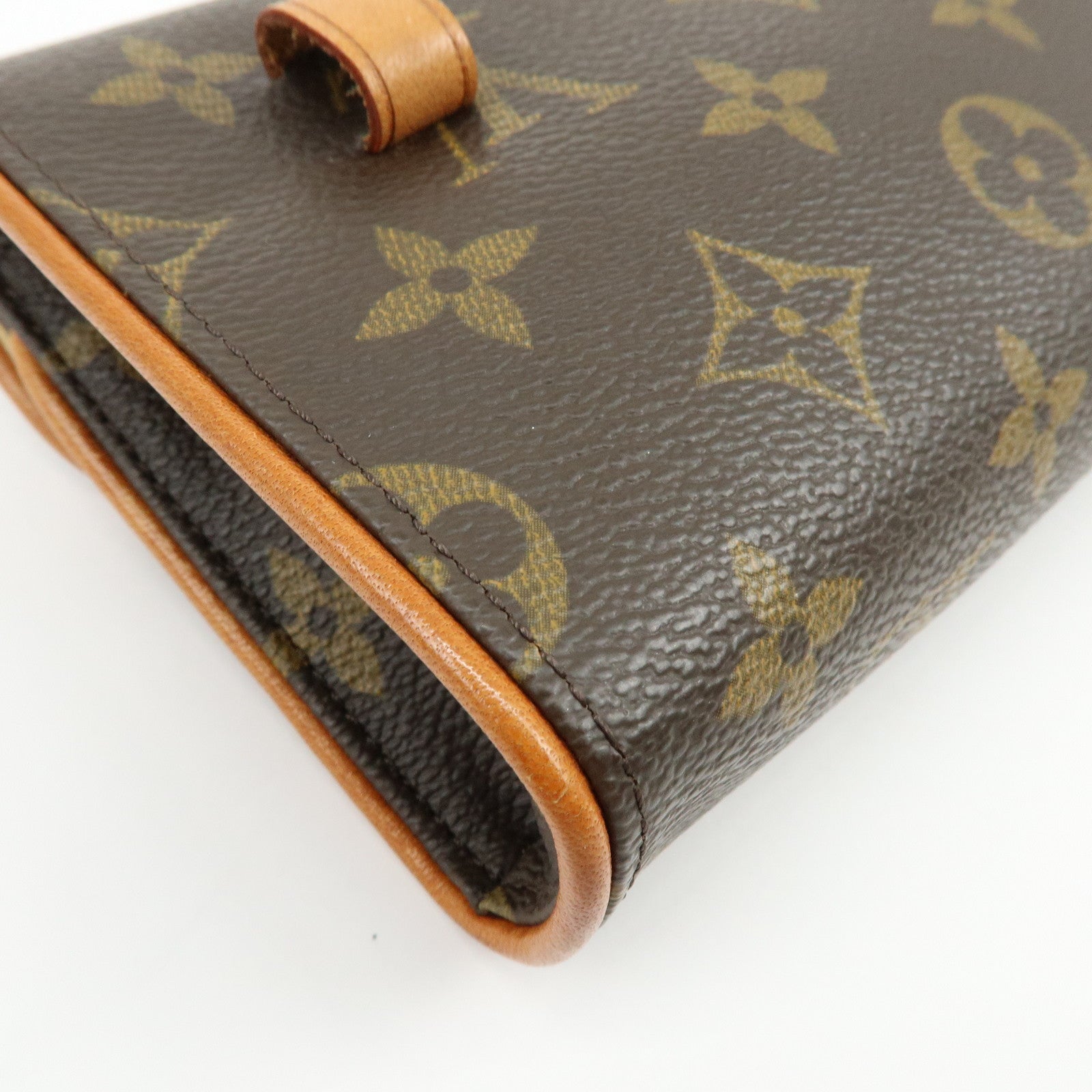 Louis Vuitton Monogram Pochette Florentine Waist Bag Belt XS M51855