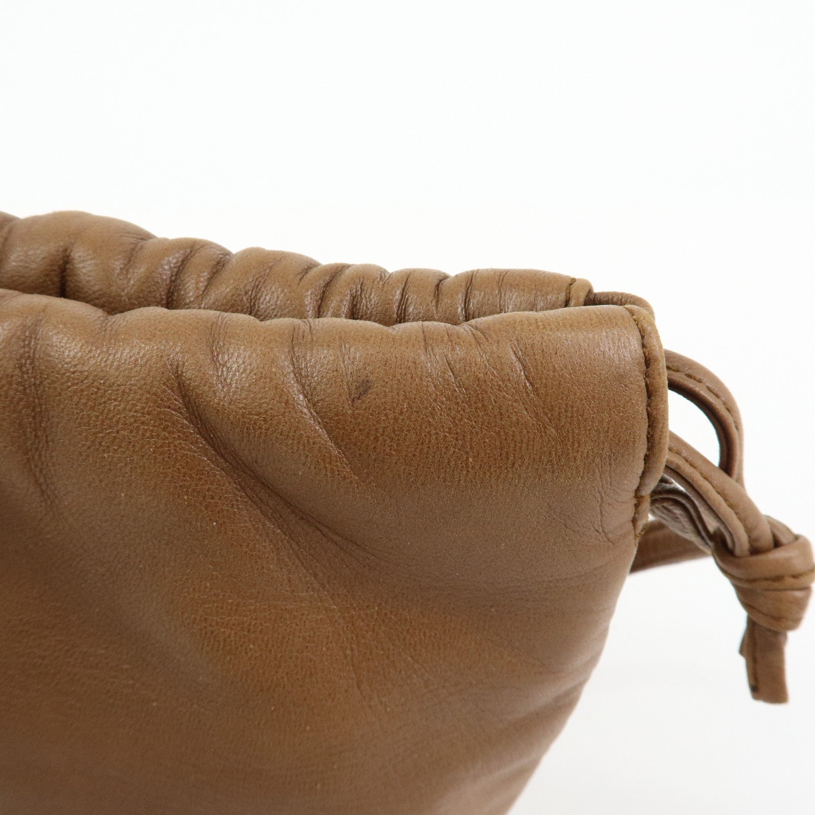 LOEWE Anagram Nappa Leather Shoulder Crossbody Bag Brown