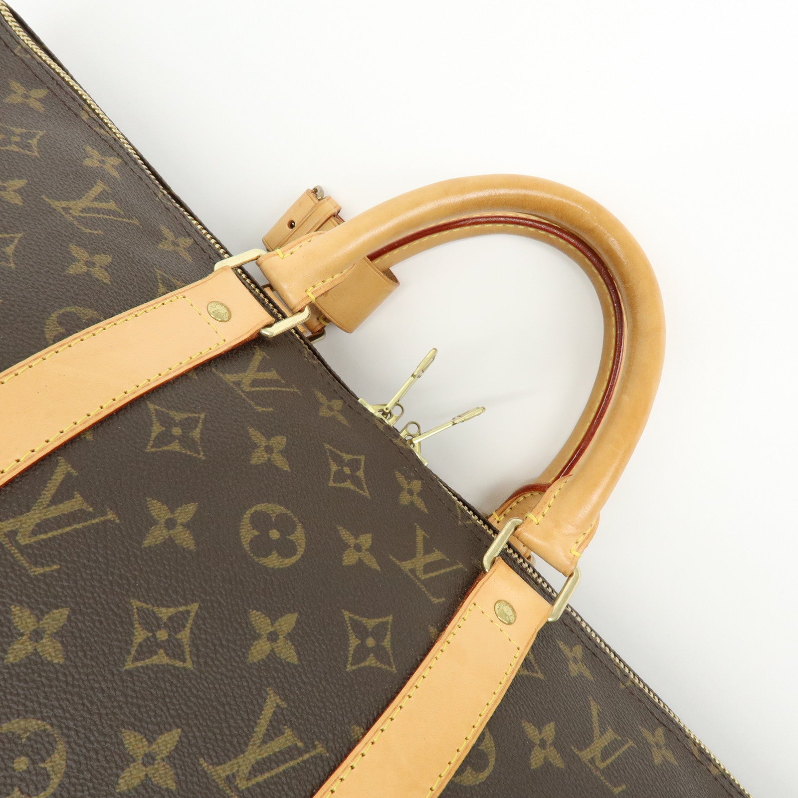 Louis Vuitton Monogram Keep All 50 Boston Bag Hand Bag Brown M41426