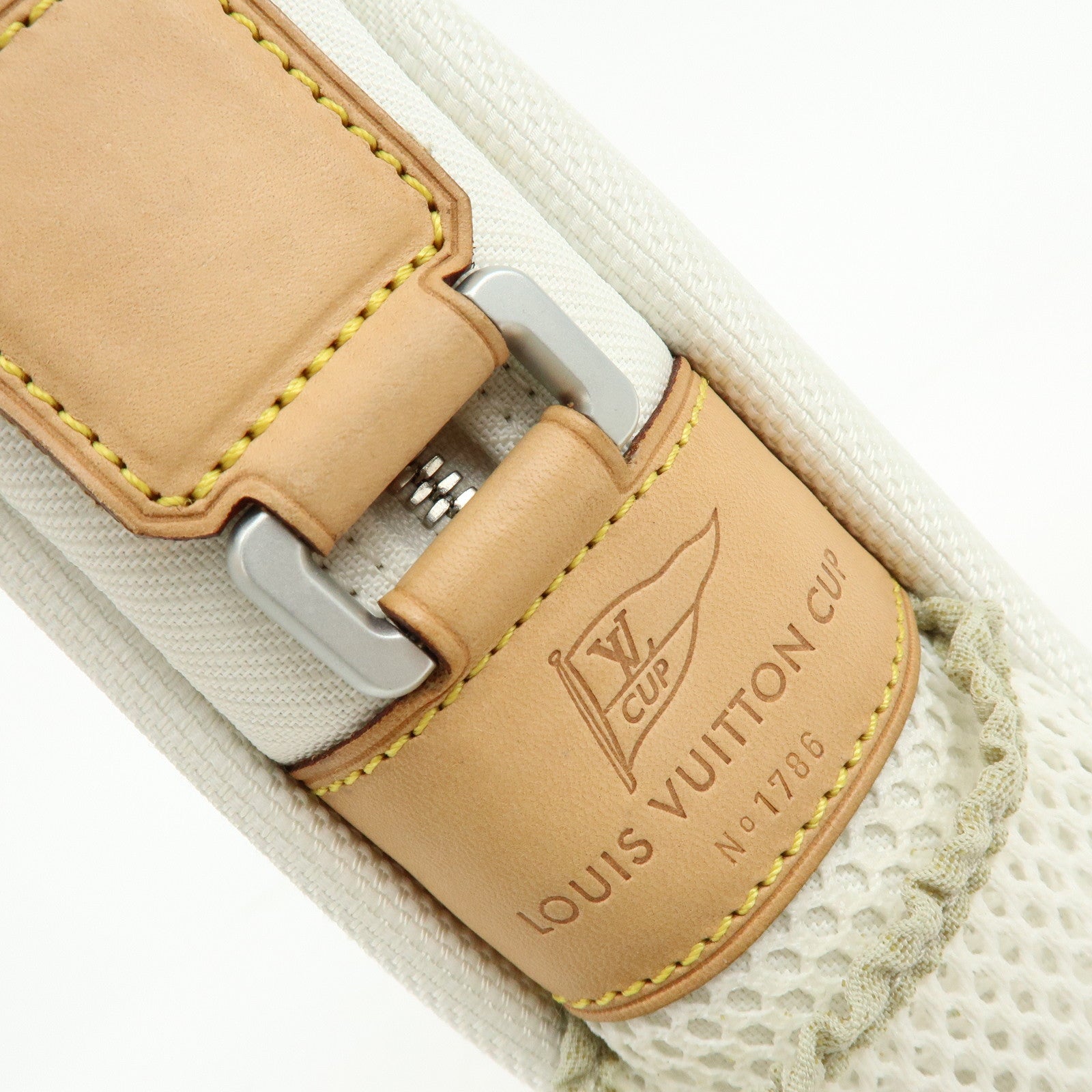 Louis Vuitton Damier Geant LV Cup Weatherly Shoulder Bag White M80637