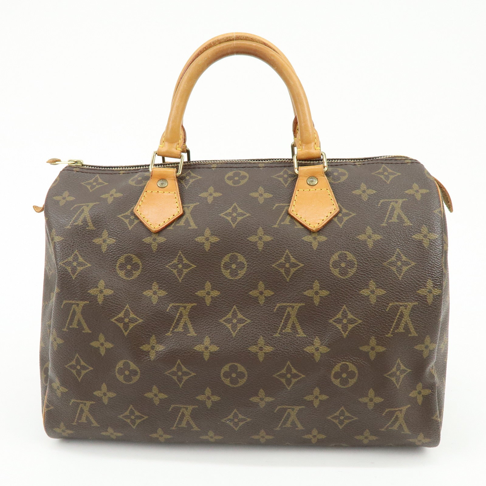Louis Vuitton Monogram Speedy 30 Boston Bag Hand Bag Brown M41526