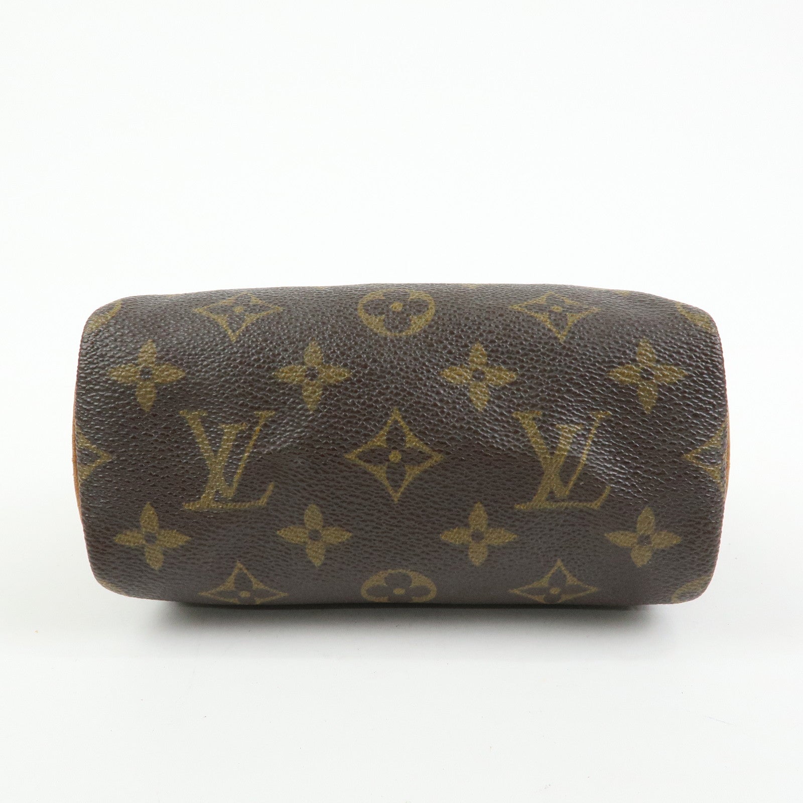 Louis Vuitton Monogram Canvas Mini Speedy Hand Bag & Strap M41534