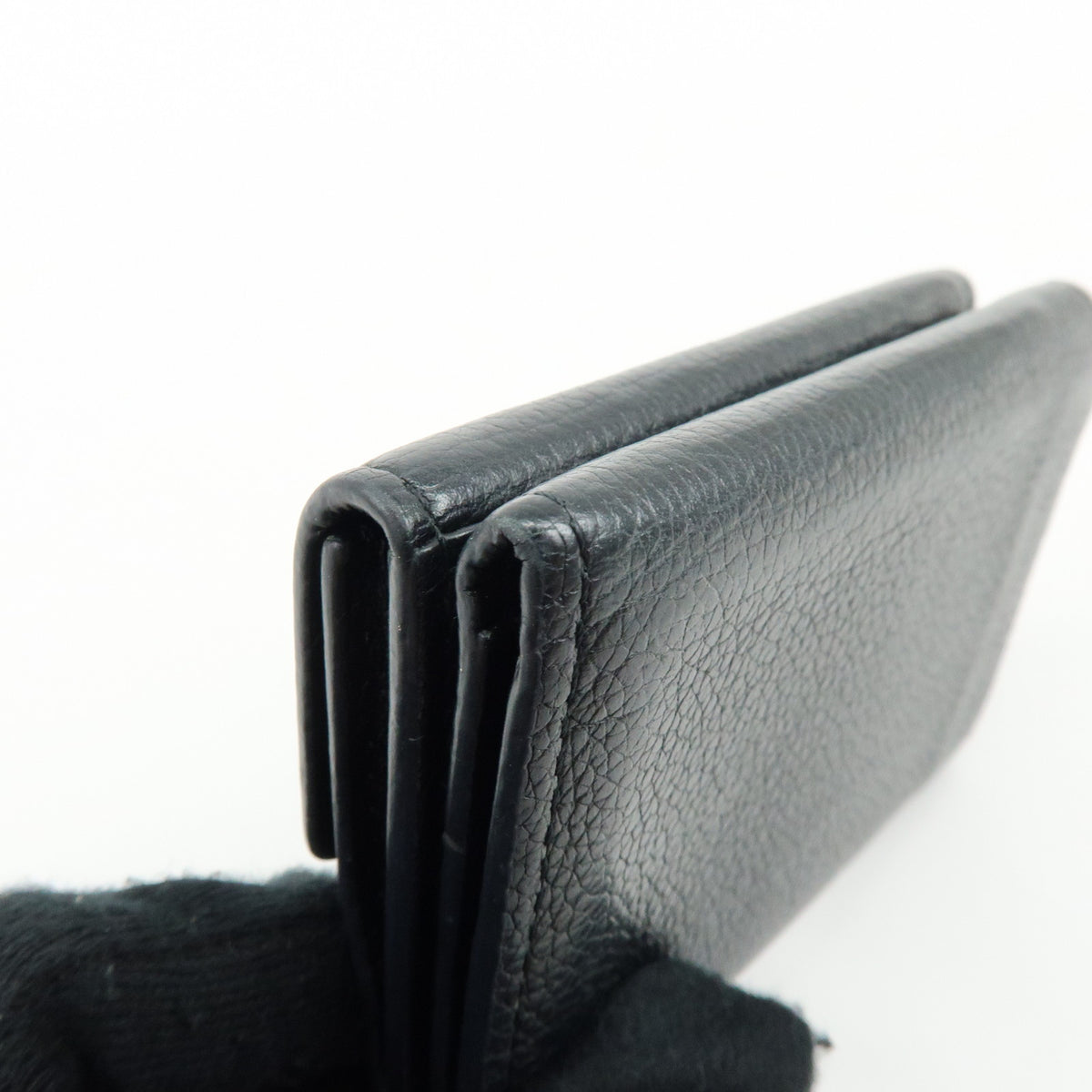 Louis Vuitton Portefeuille Lock Mini Compact Wallet Noir M63921