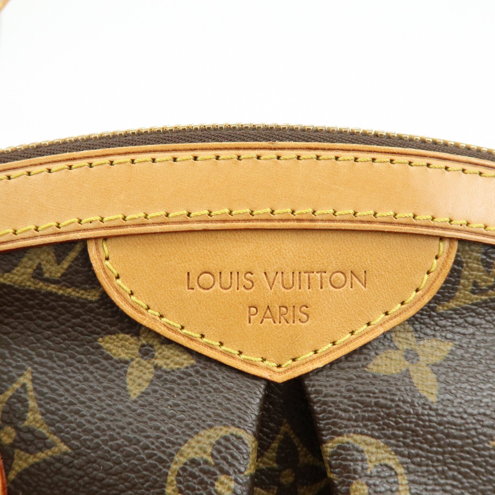 Louis Vuitton Monogram Canvas Tivoli PM Hand Bag Brown M40143