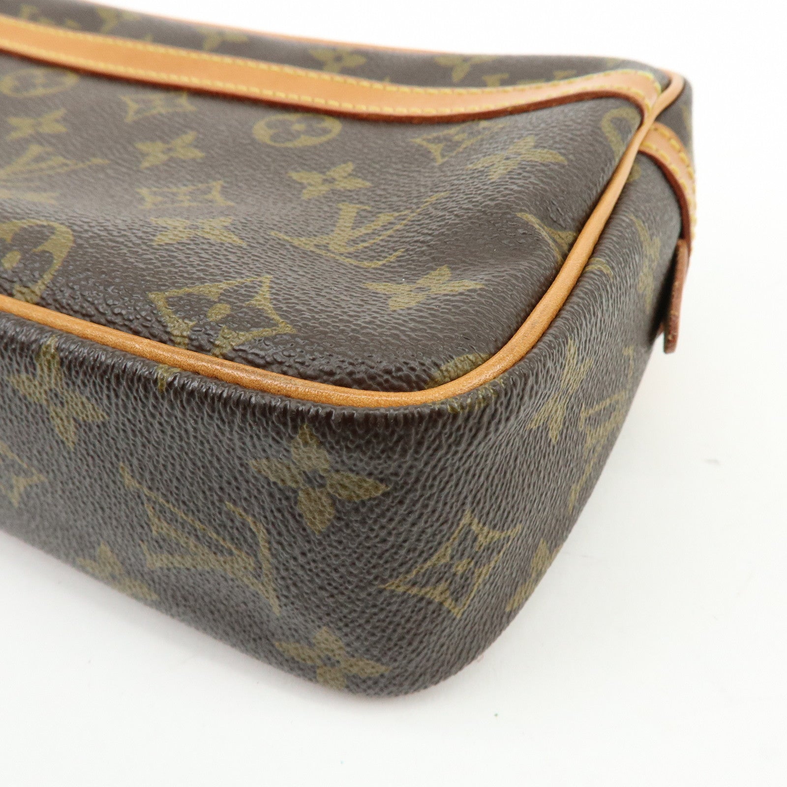 Louis Vuitton Monogram Compiegne 23 Pouch Clutch Bag Brown M51845