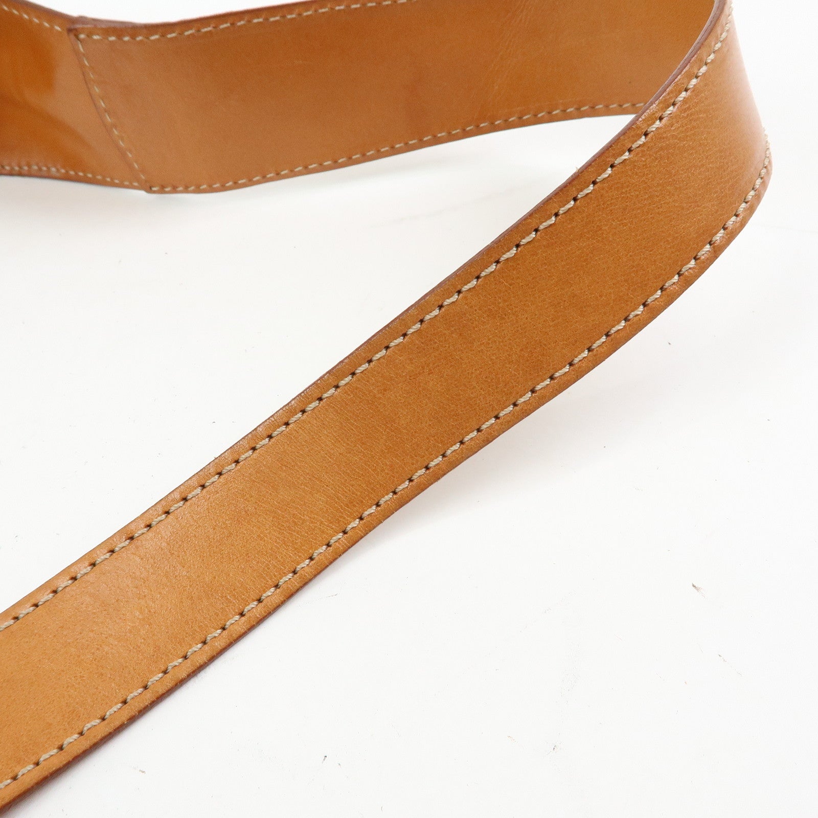 CELINE Macadam PVC Leather Shoulder Bag Brown