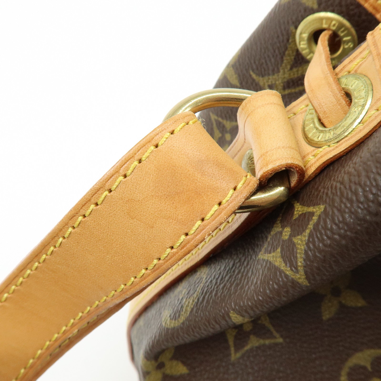 Louis Vuitton Monogram Petit Noe Shoulder Bag Brown M42226