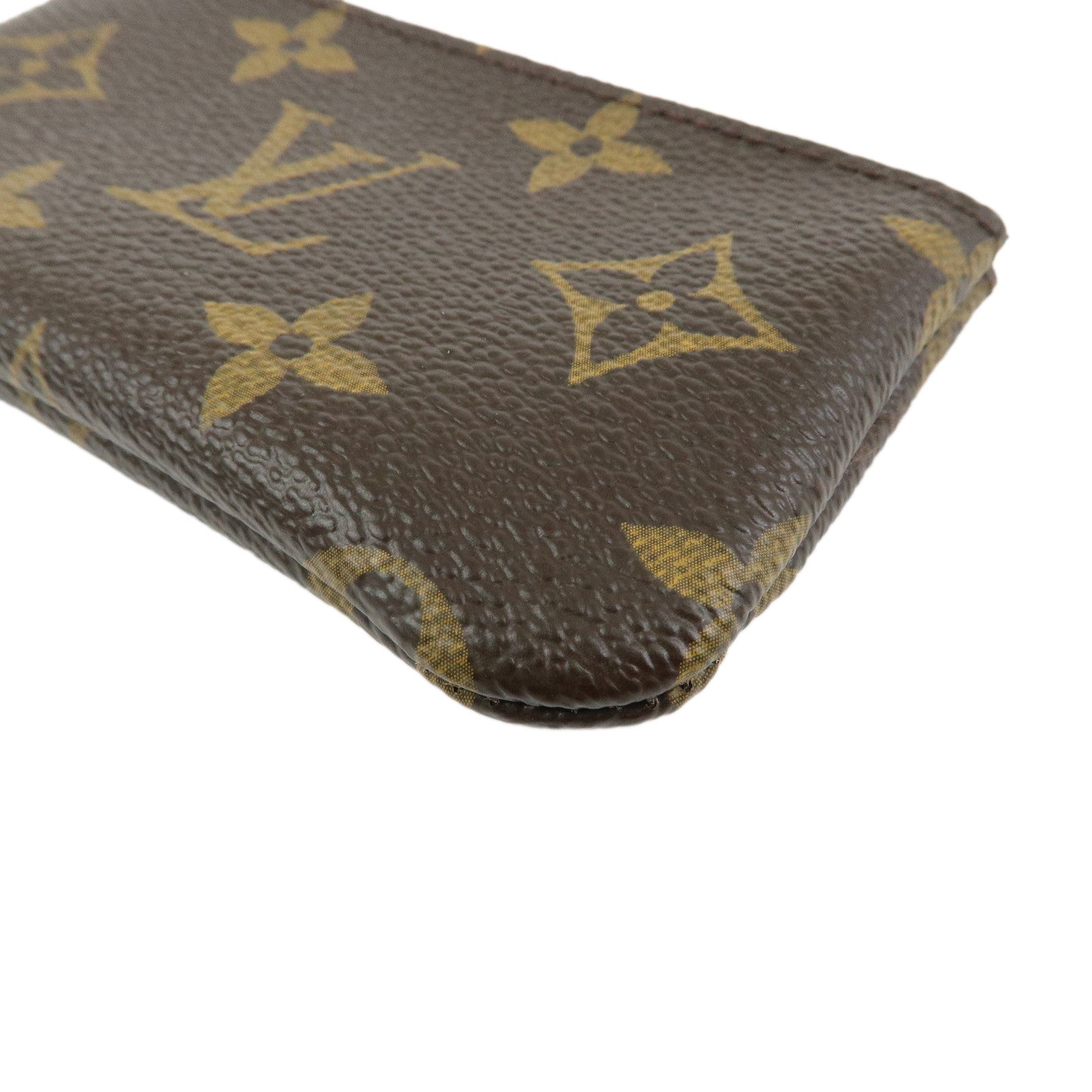 Louis Vuitton Monogram Pochette Cles Coin Case Key Case M62650