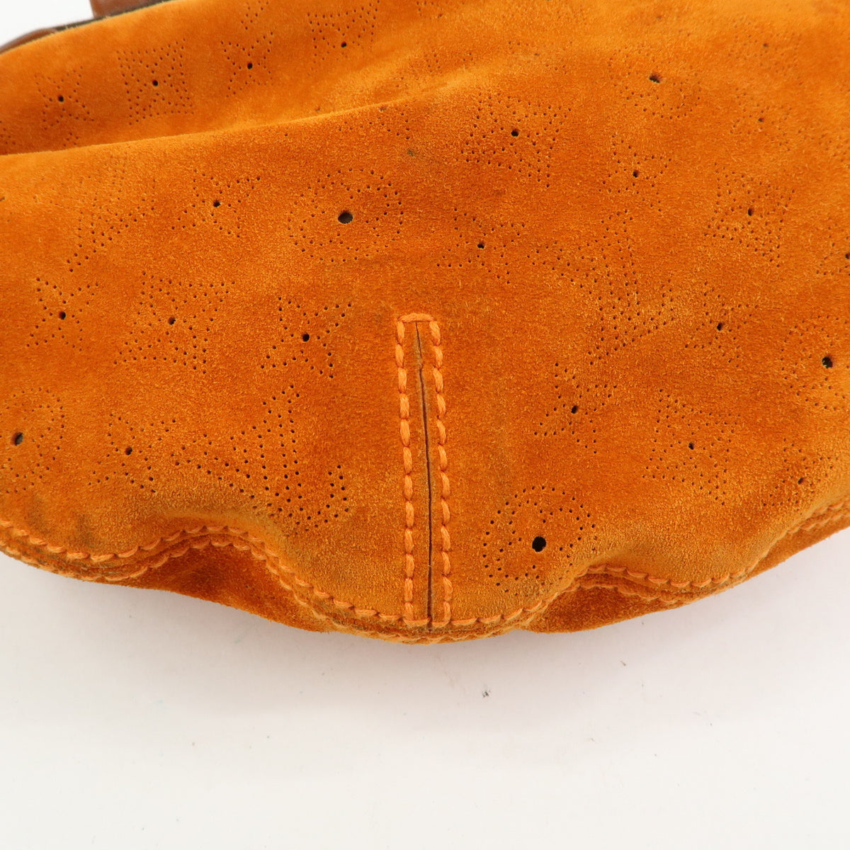 Louis Vuitton Monogram Onata GM Suede Shoulder Bag Orange M95119