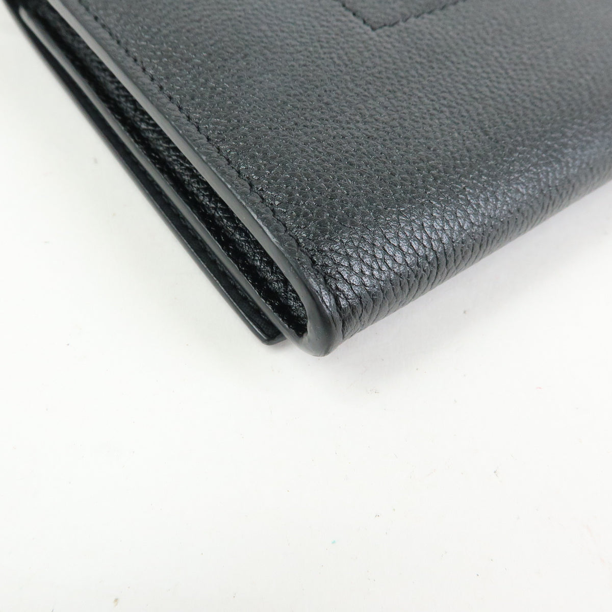 BALENCIAGA Small Logo Leather Crossbody Bag Shoulder Bag black 674892