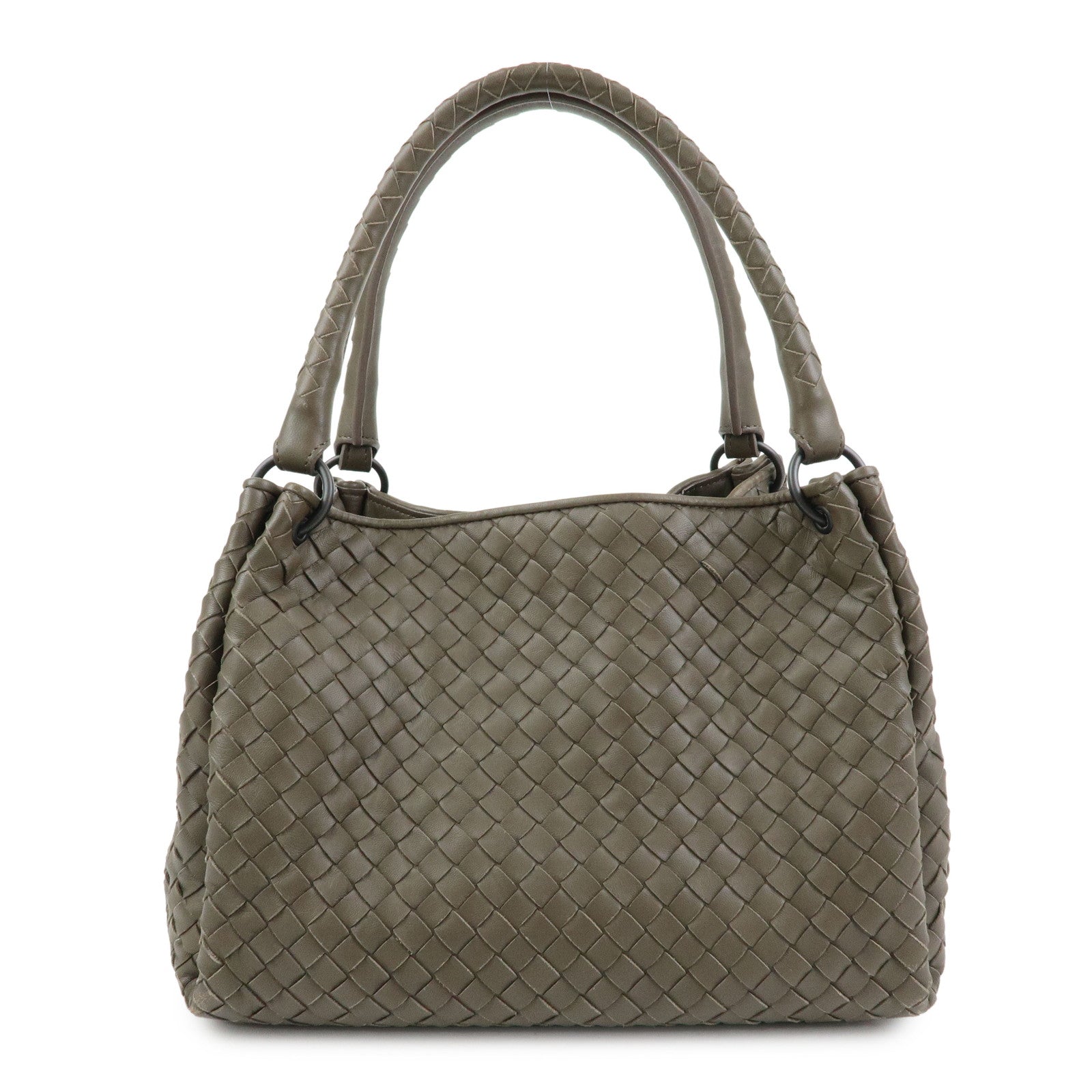 BOTTEGA VENETA Intrecciato Parachute Nappa Leather Shoulder Bag 428047
