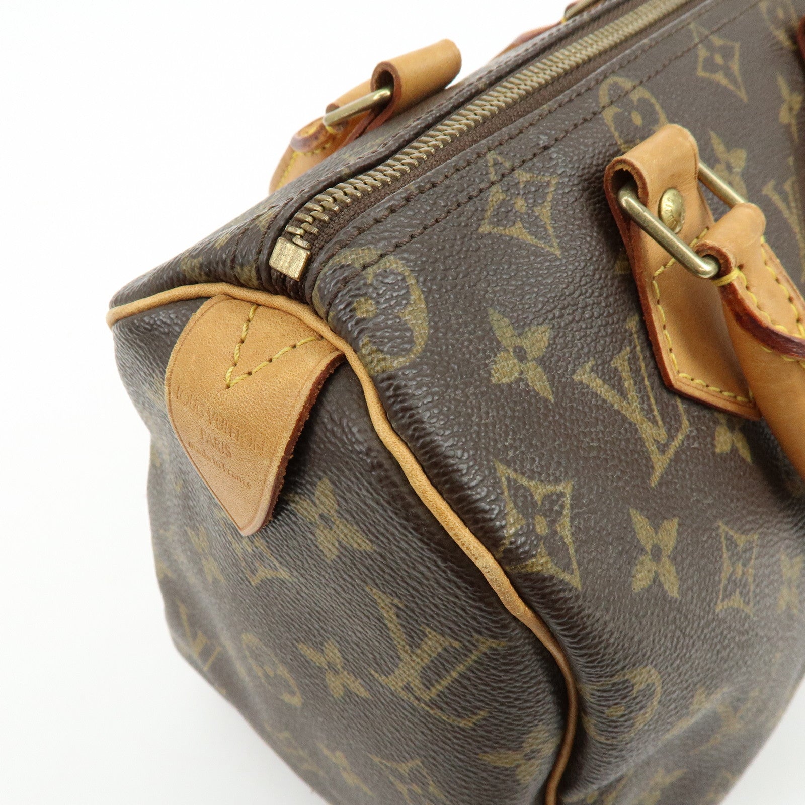 Louis Vuitton Monogram Speedy 25 Boston Bag Hand Bag Brown M41528