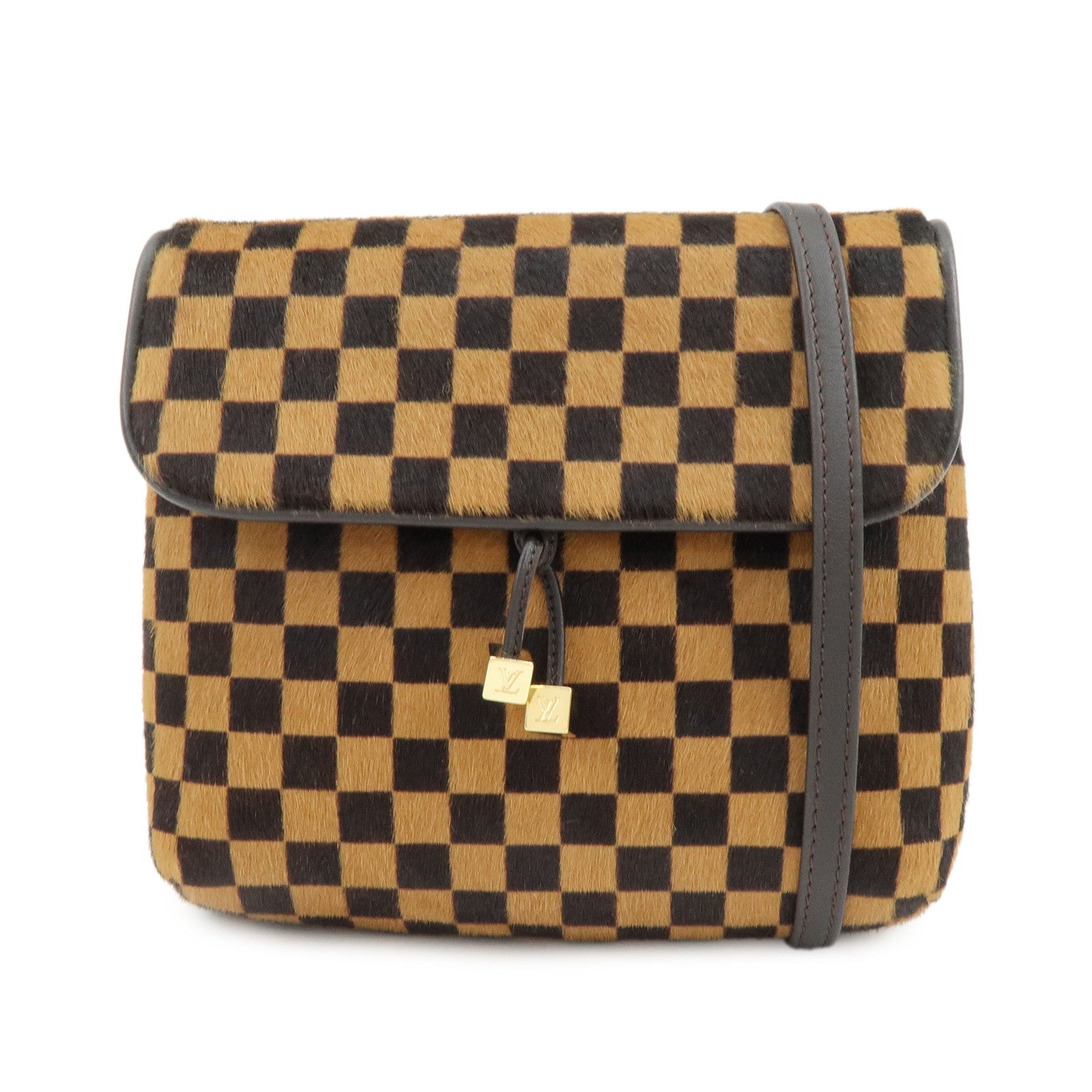 Louis Vuitton Damier Sauvage Gazelle Beige Shoulder Bag M92130