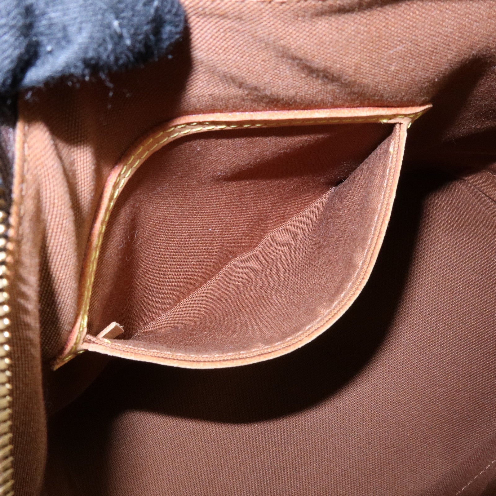 Louis Vuitton Monogram Alma PM Canvas Leather Hand Bag Brown M51130