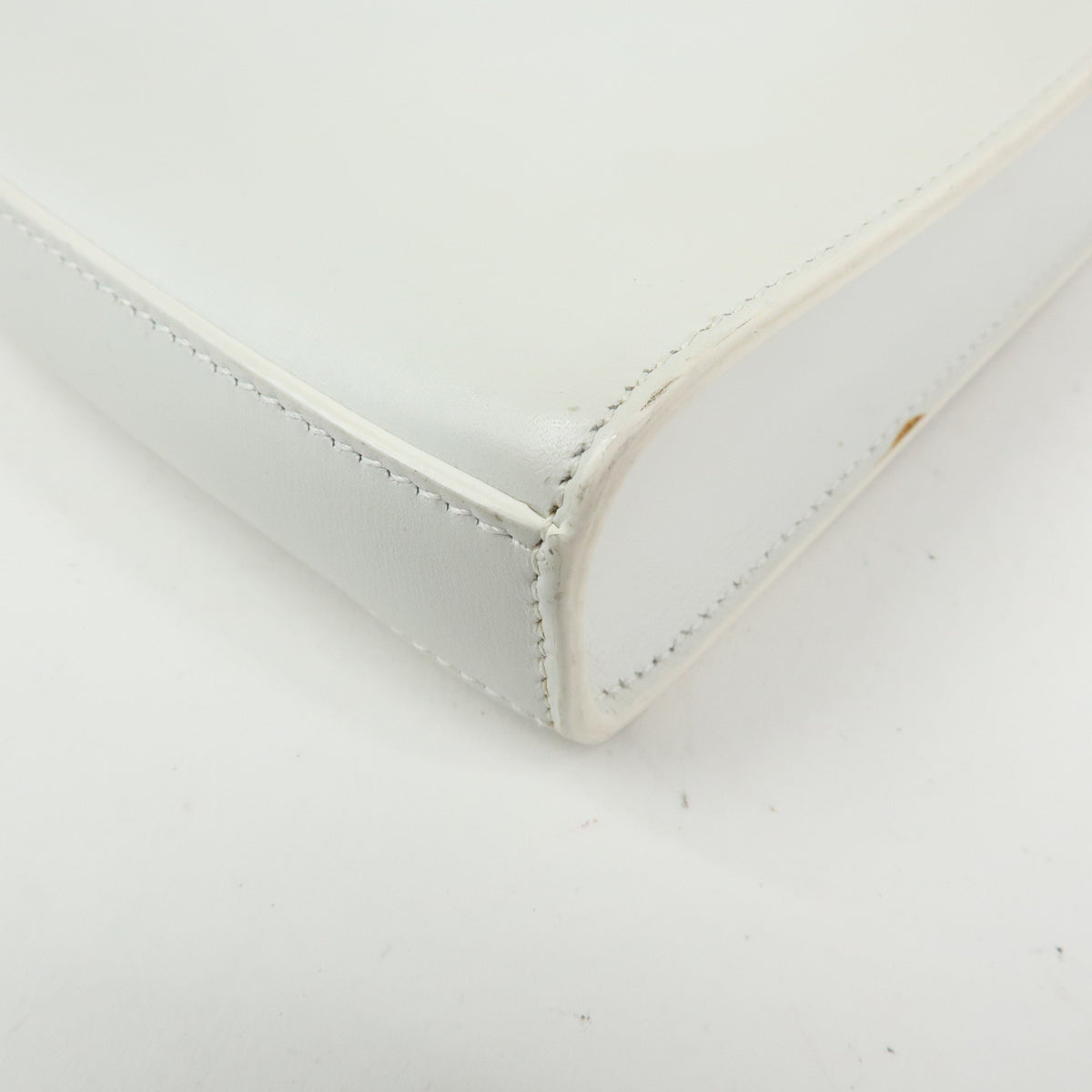 JIL SANDER Tangle Leather Shoulder Bag Crossbody Bag White