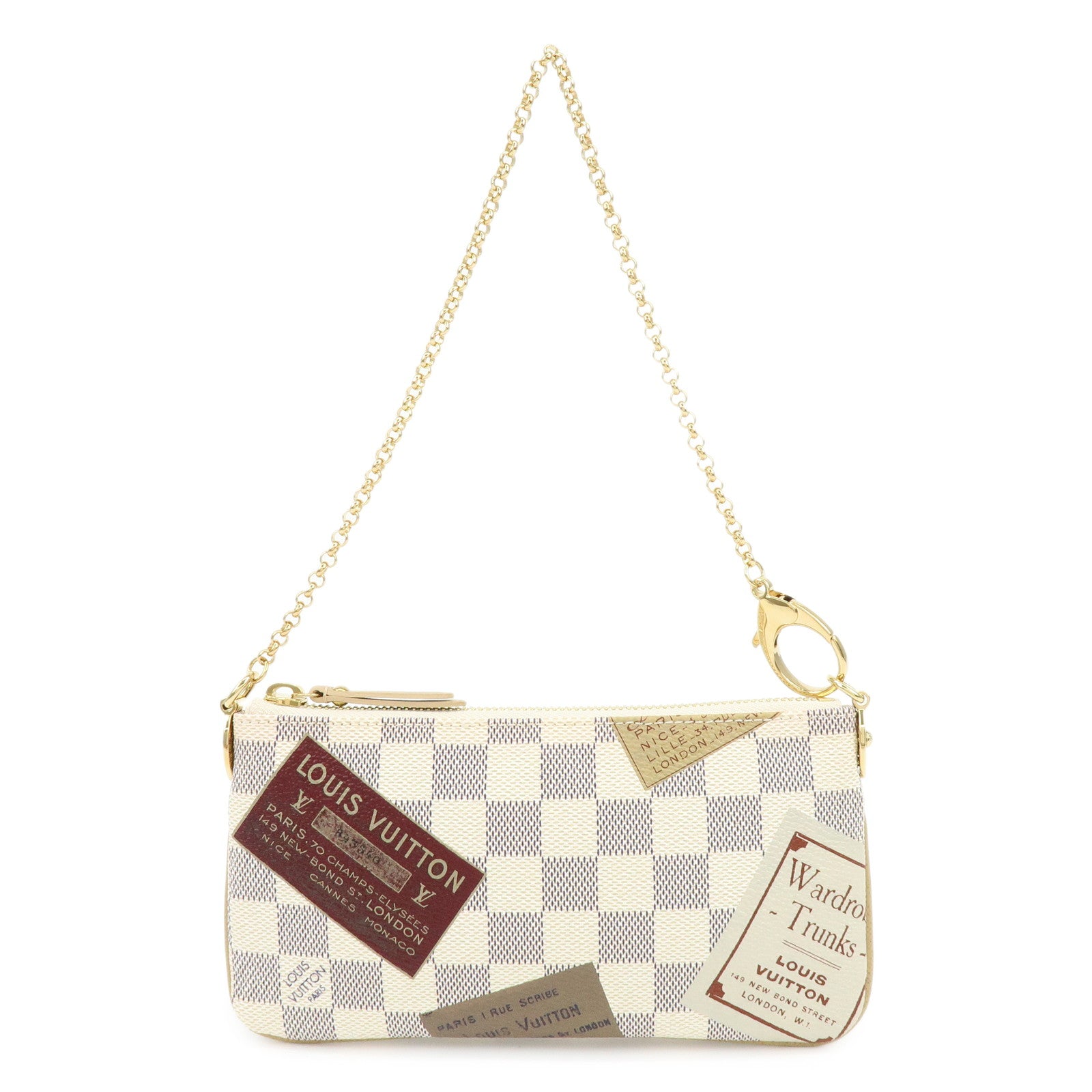 Louis Vuitton Damier Azur Travel Colletion Pochette Milla MM N63078