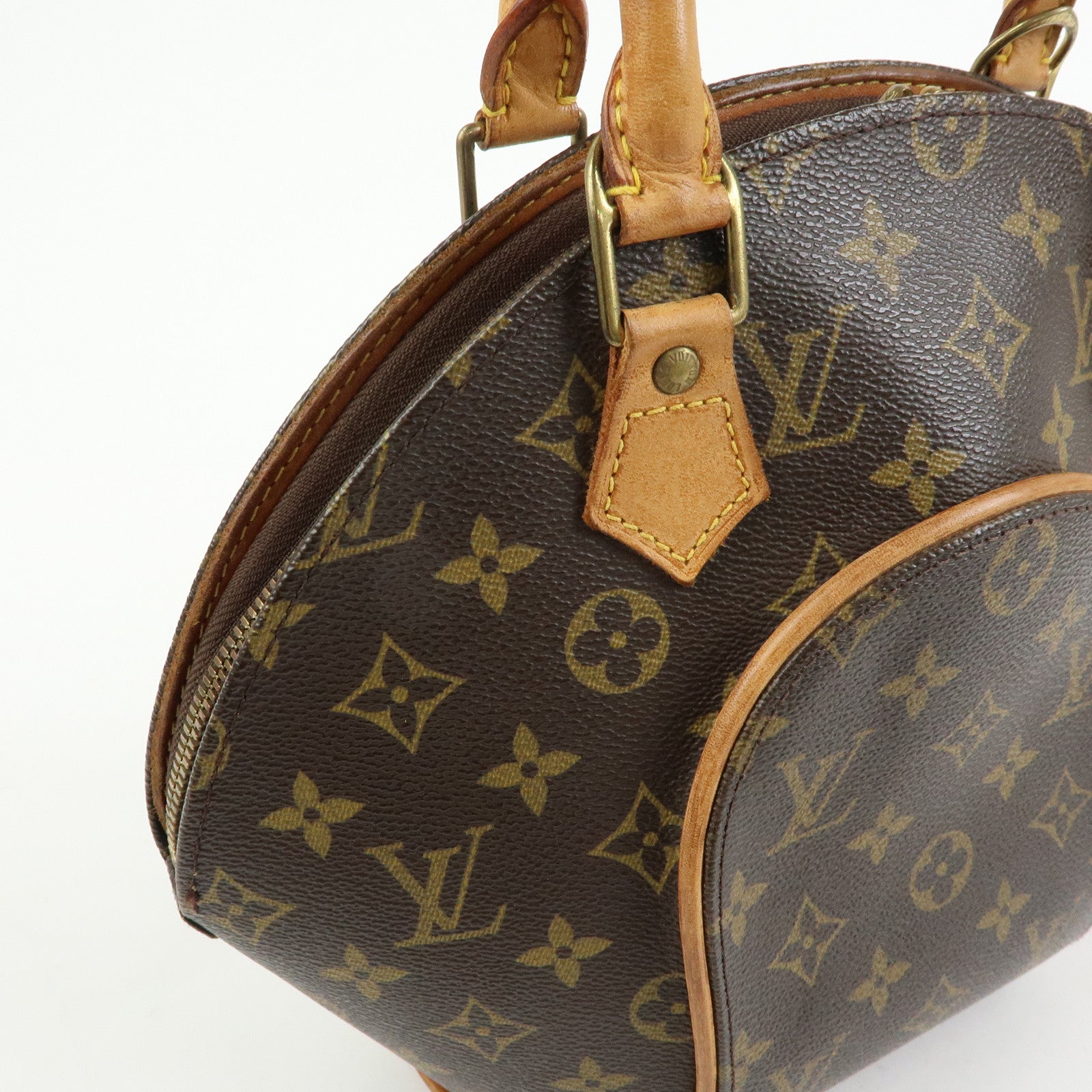 Louis Vuitton Monogram Canvas Ellipse PM Hand Bag Brown M51127