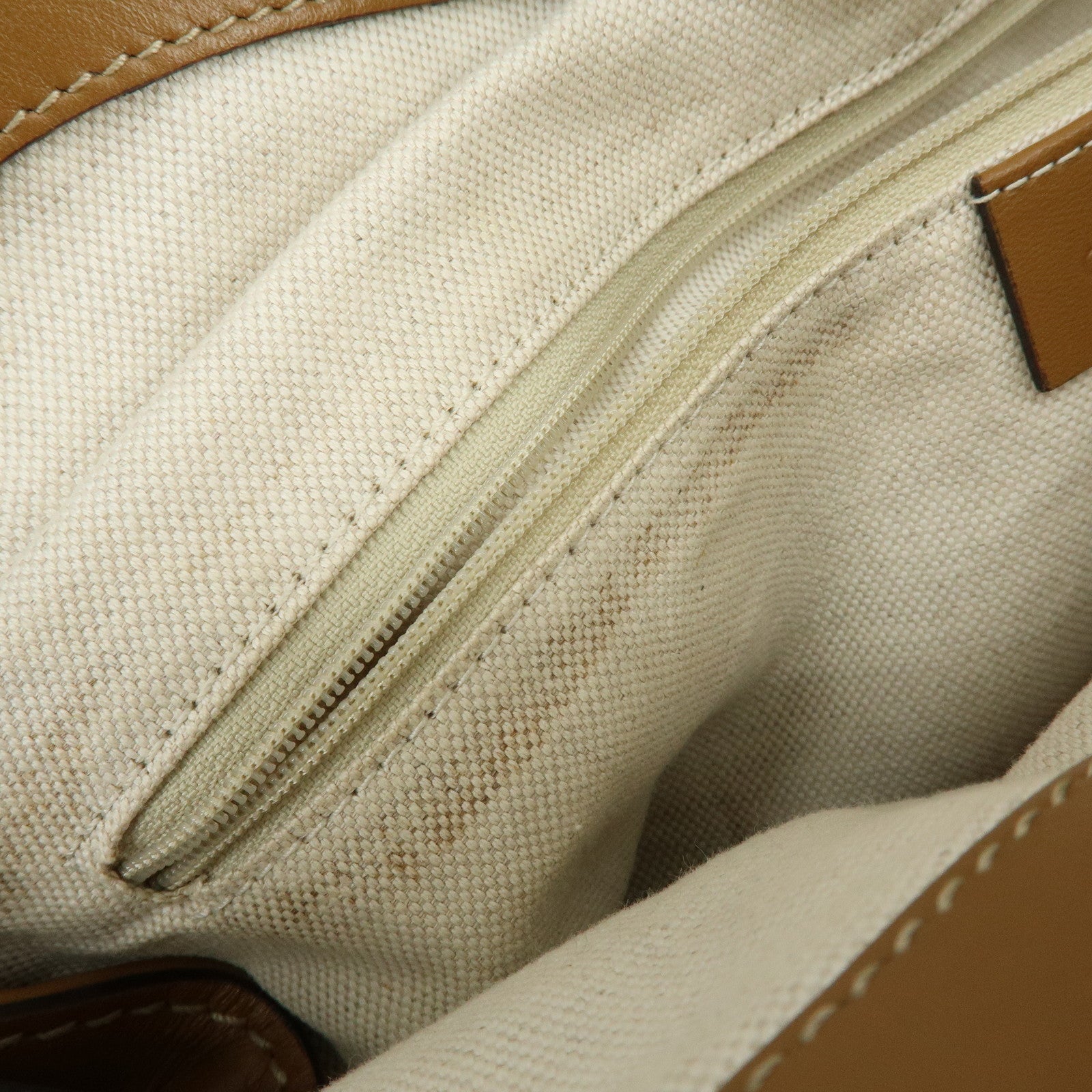 GUCCI Sukey Diamante Interlocking G Canvas Leather Tote Bag 211944
