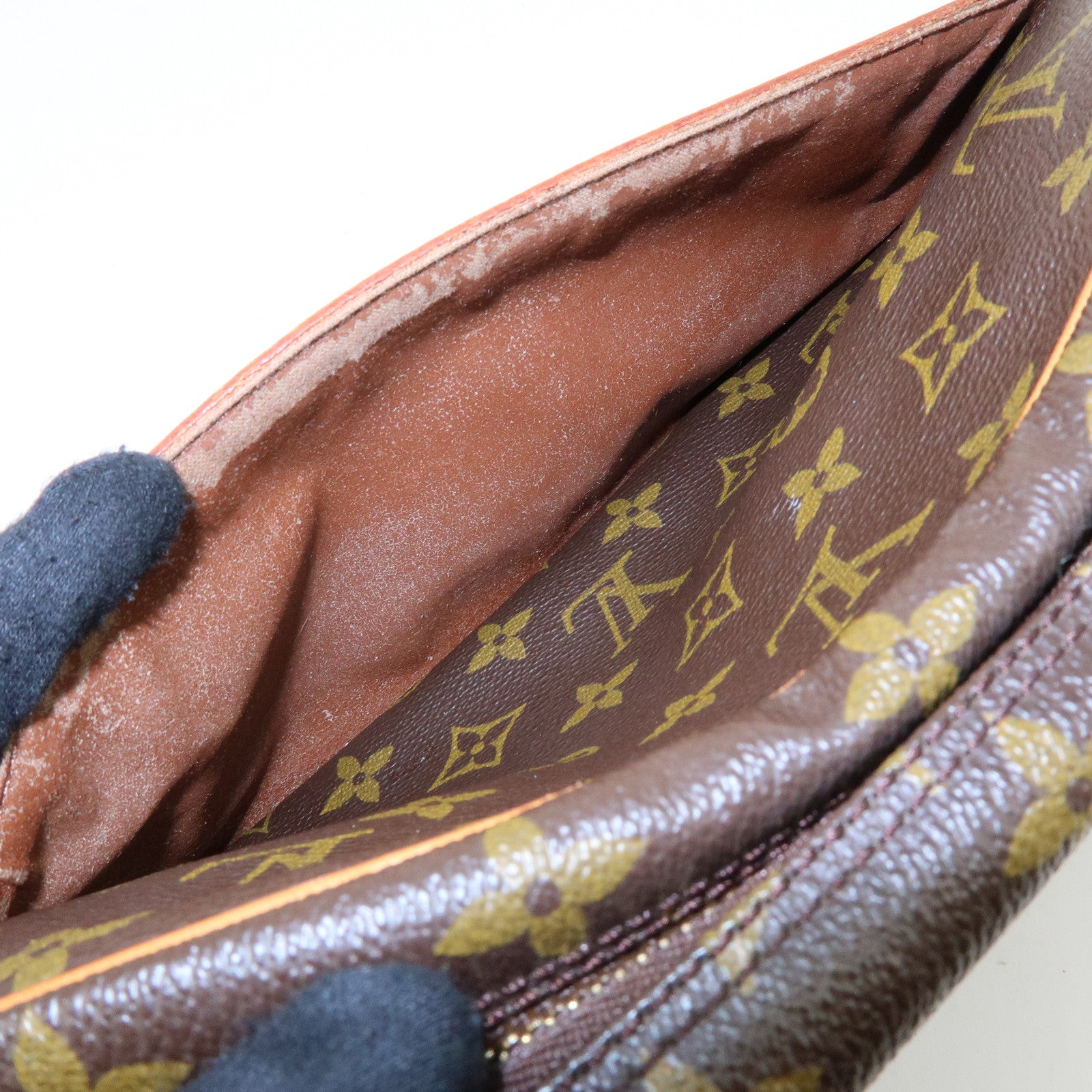 Louis Vuitton Monogram Compiegne 23 Pouch Clutch Bag Brown M51845