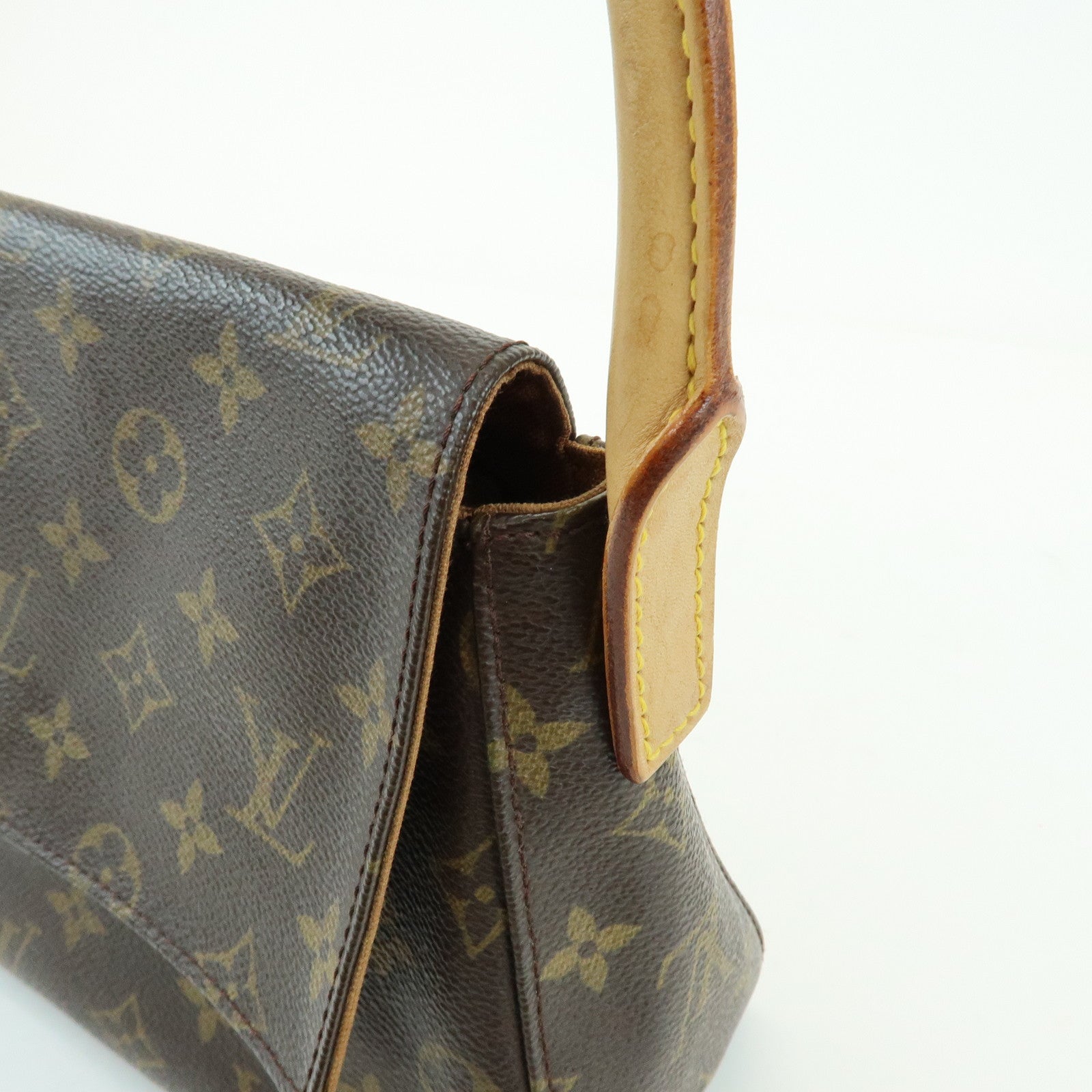 Louis Vuitton Monogram Mini Looping Shoulder Bag Brown M51147