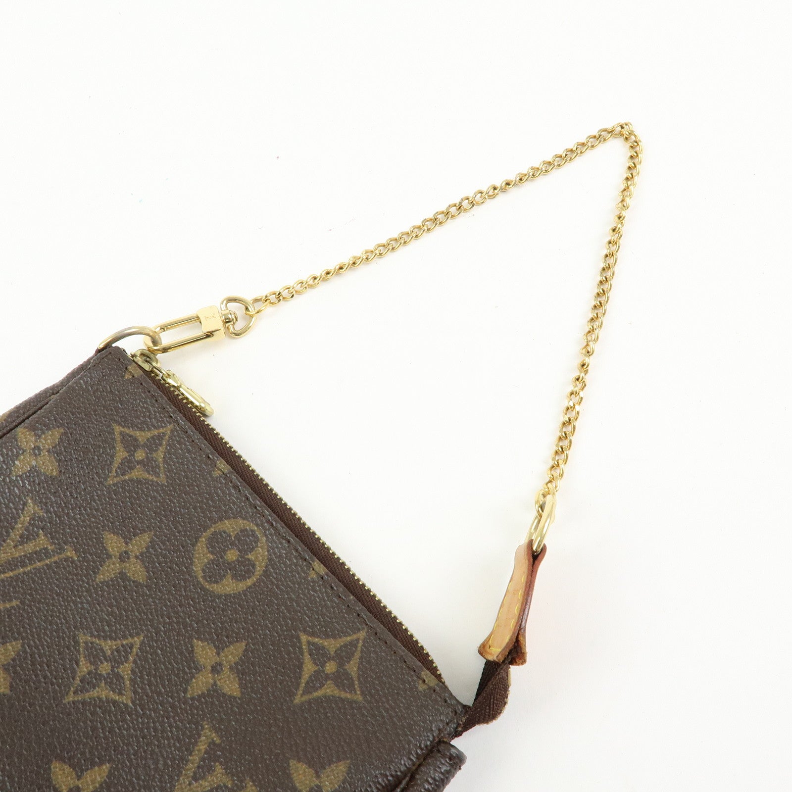 Louis Vuitton Monogram Mini Pochette Accessoires Pouch Brown M58009