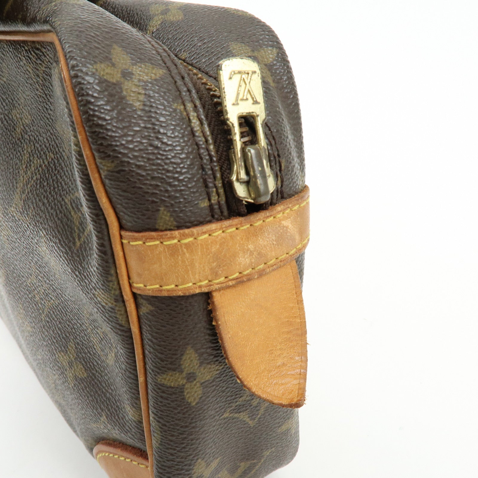 Louis Vuitton Monogram Compiegne 28 Pouch Clutch Bag Brown M51845