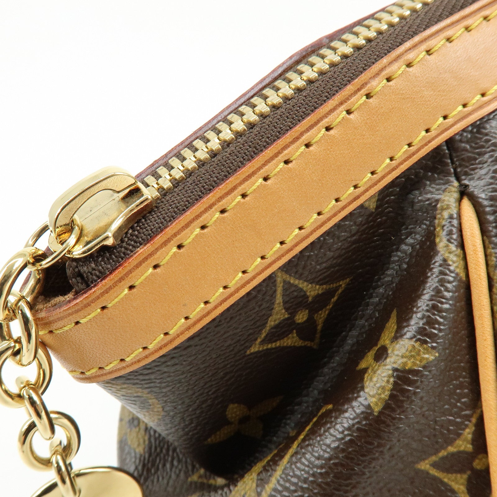 Louis Vuitton Monogram Tivoli PM Hand Bag Shoulder Bag Brown M40143