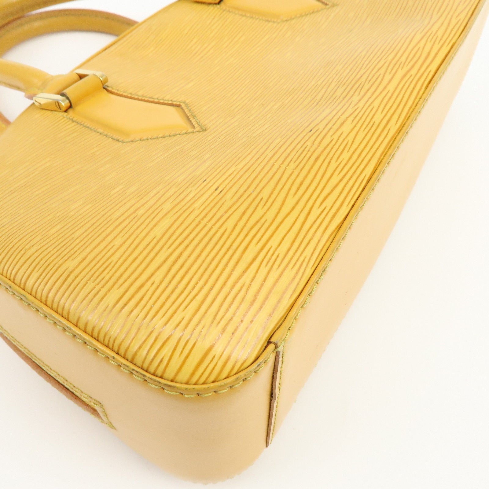 Louis Vuitton Epi Jasmine Hand Boston Bag Tassilli Yellow M52089