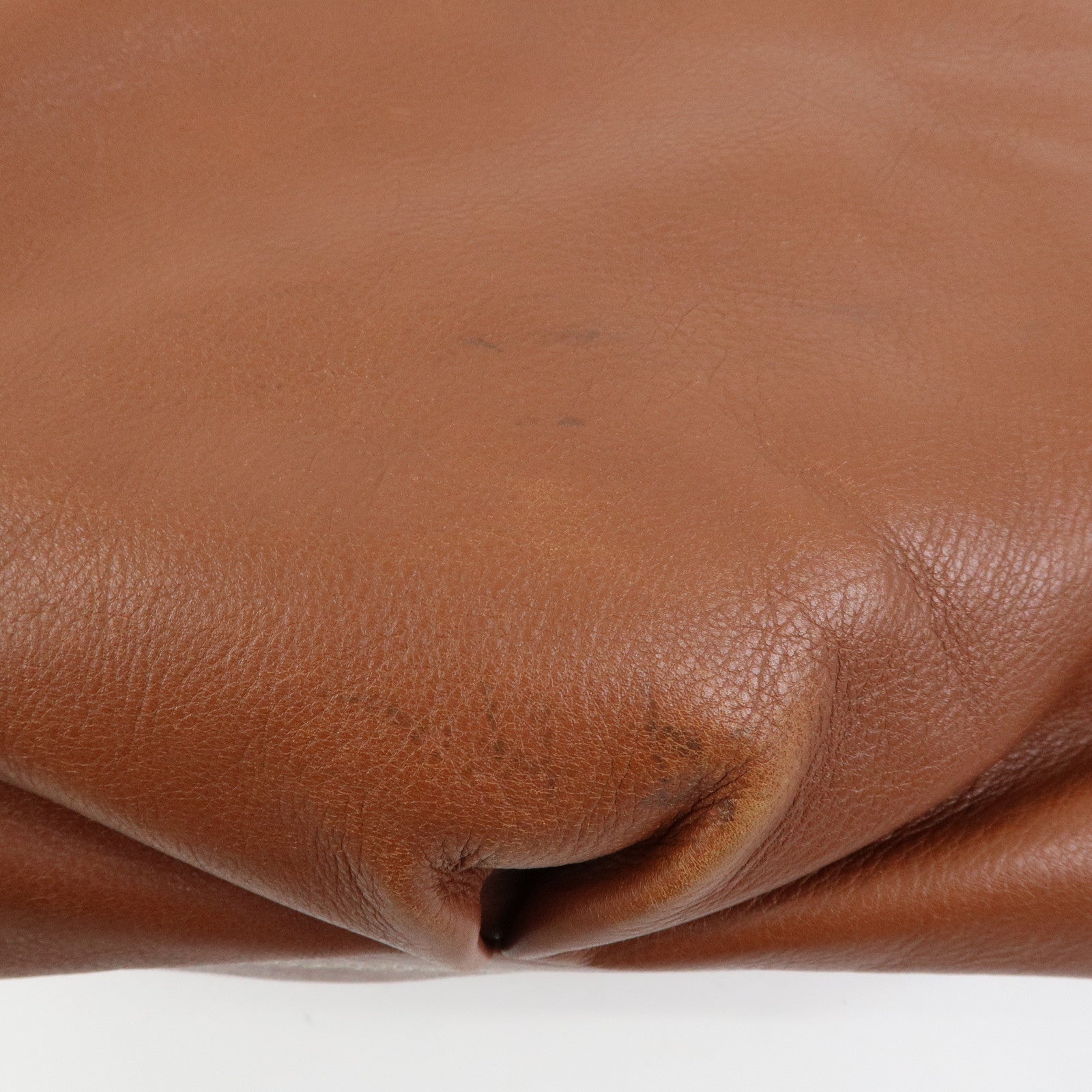 CELINE Bittersweet Leather Shoulder Bag Hand Bag Brown