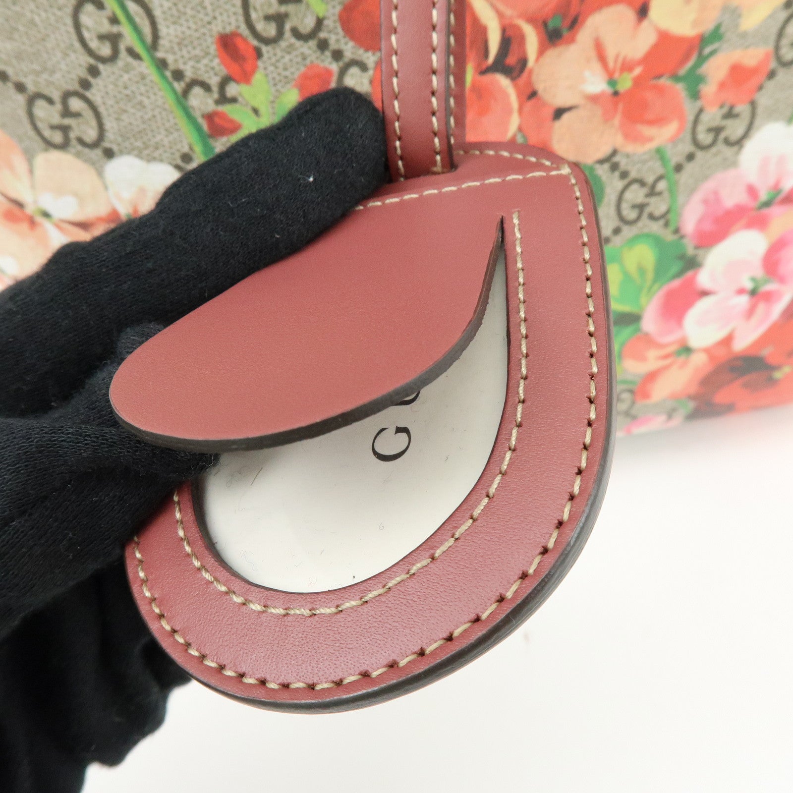 GUCCI GG Blooms GG Supreme Reversible Tote Shoulder bag 372613