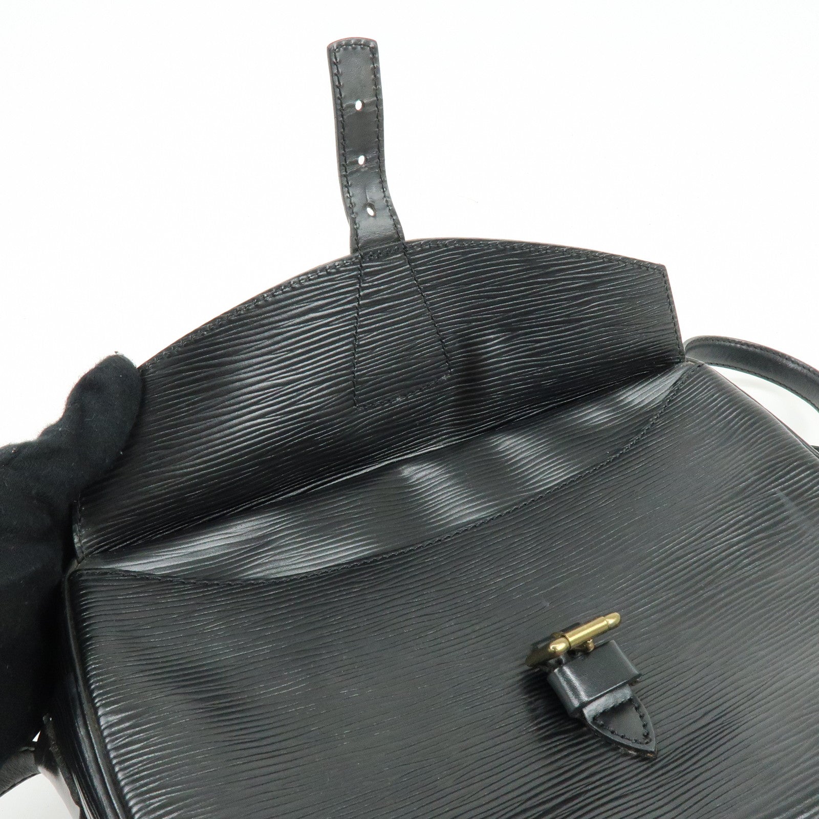Louis Vuitton Epi Leather Jeune Fille Shoulder Bag Noir M52152