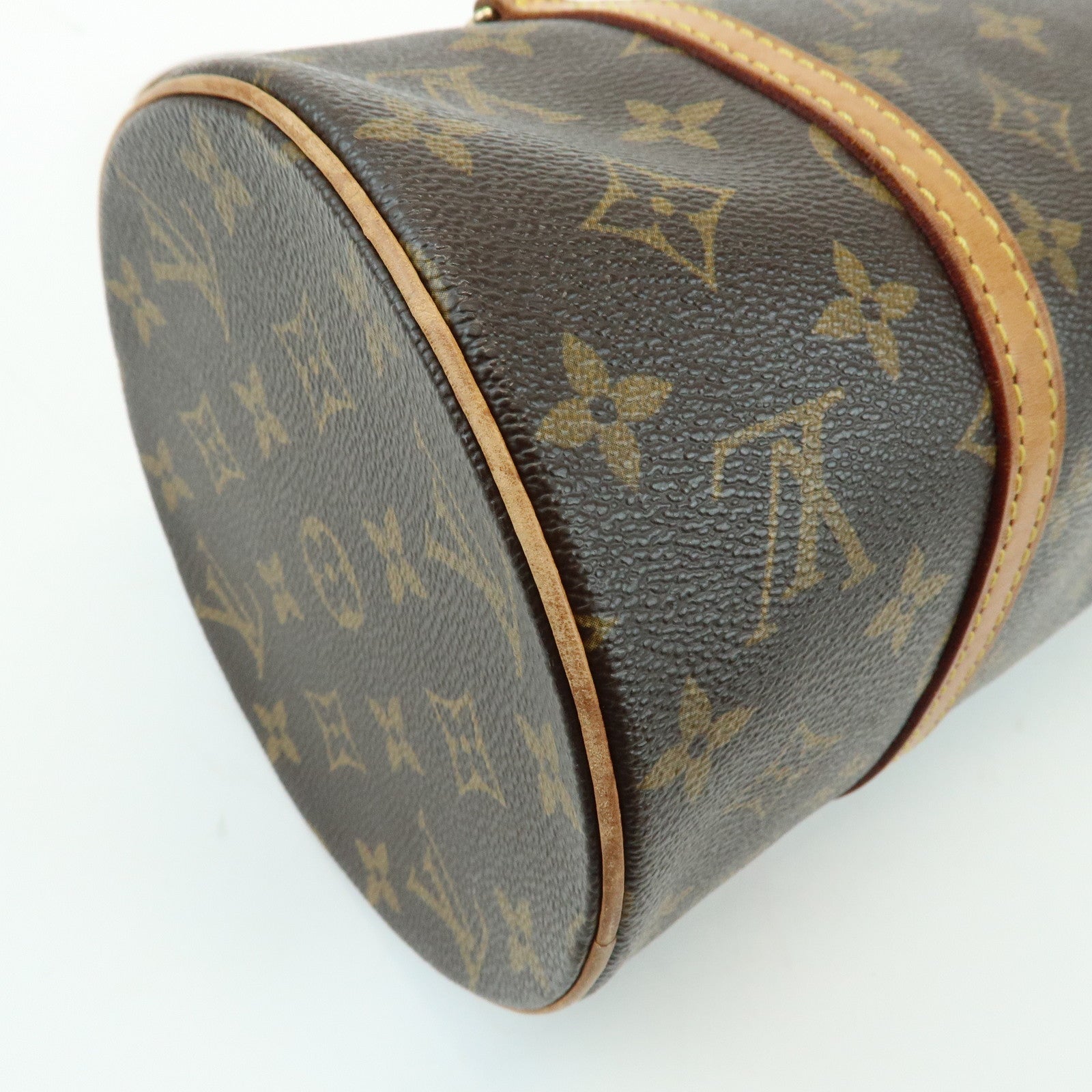 Louis Vuitton Monogram Canvas Leather Papillon 30 Brown M51385