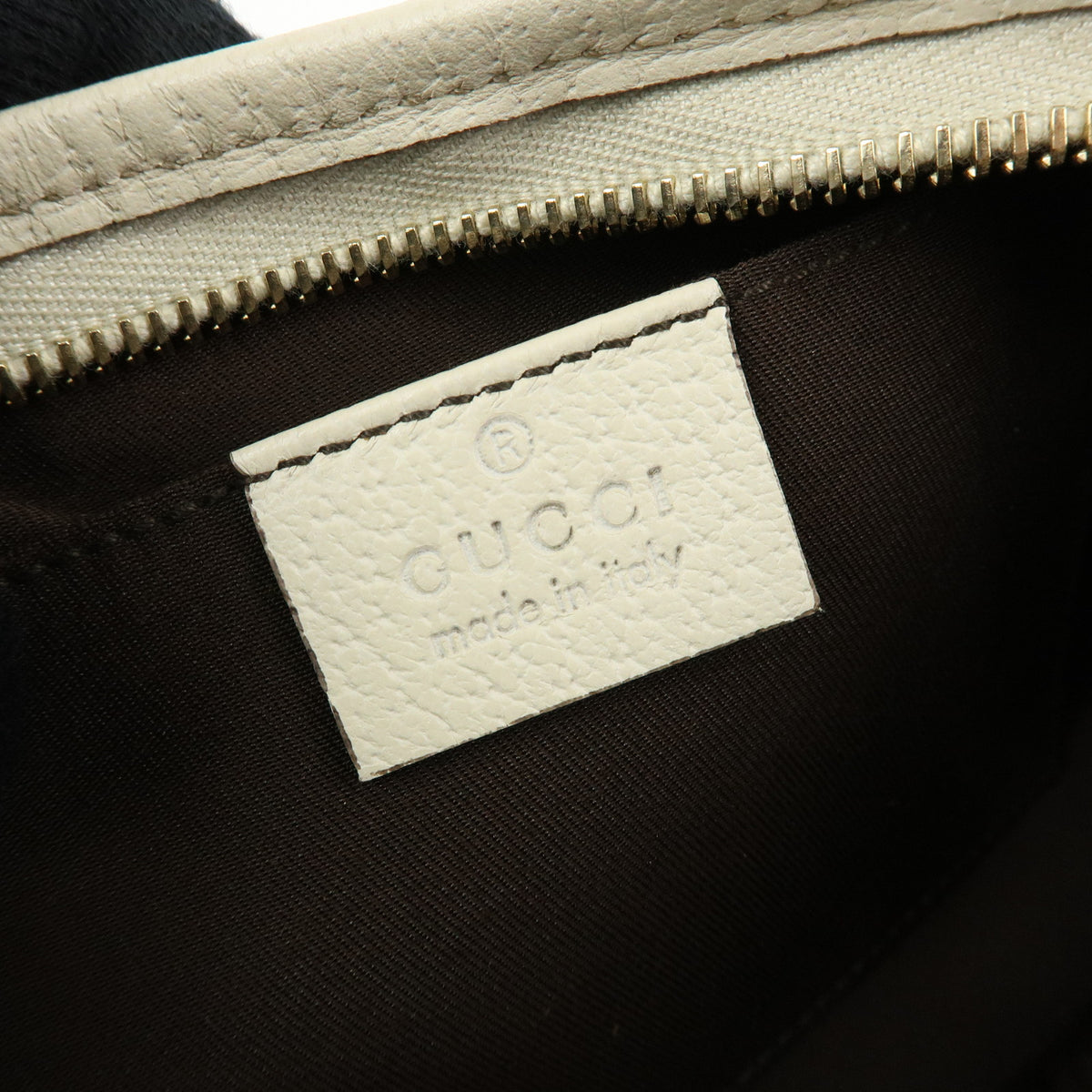 GUCCI Abbey GG Canvas Leather Mini Shoulder Bag Beige Ivory 130939