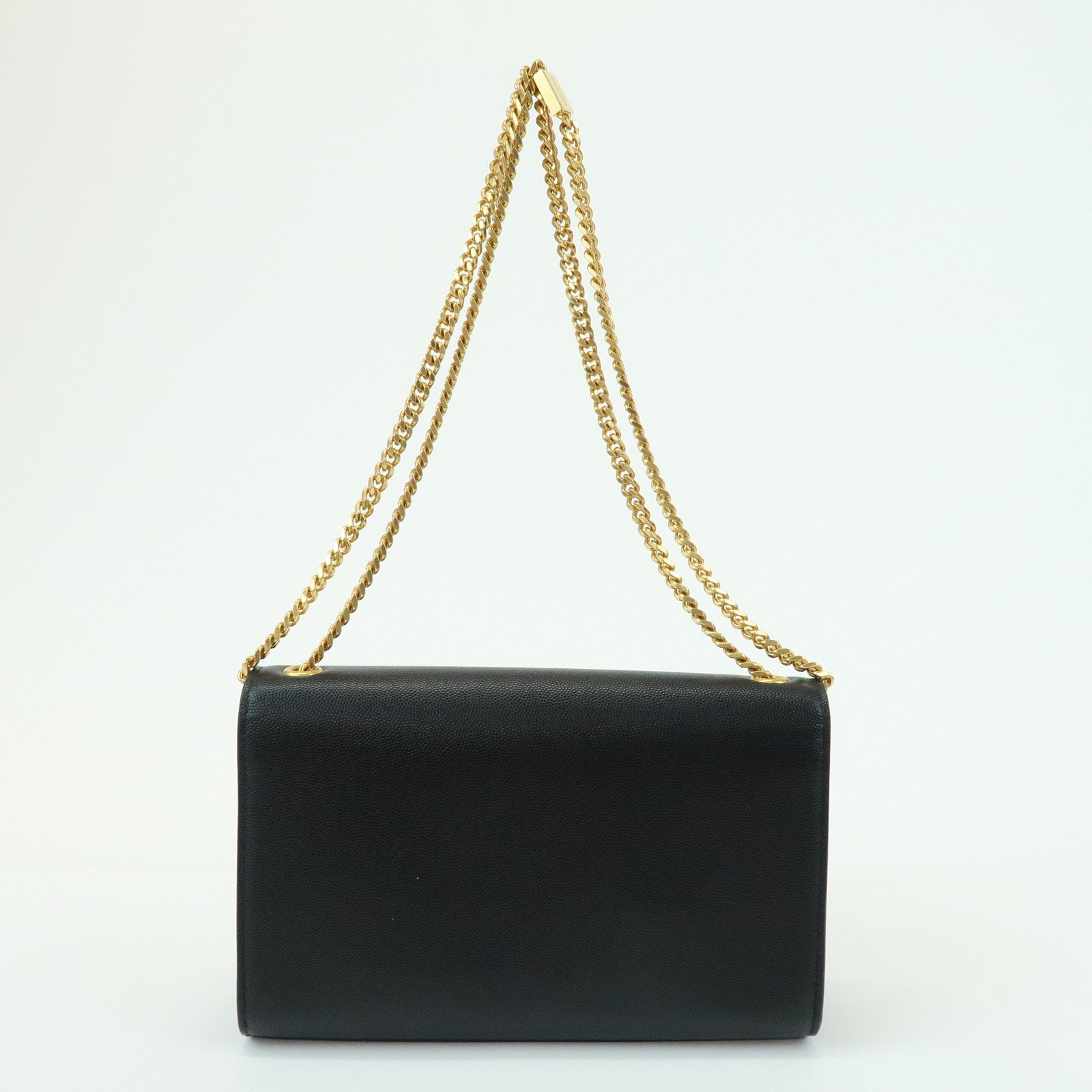 SAINT LAURENT PARIS Casandra Kate Leather Chain Shoulder Bag 364021