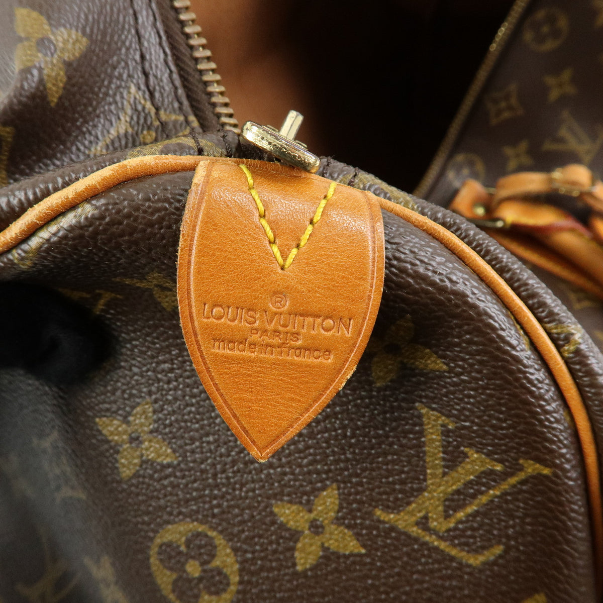 Louis Vuitton Monogram Keep All 45 Boston Bag Brown M41428