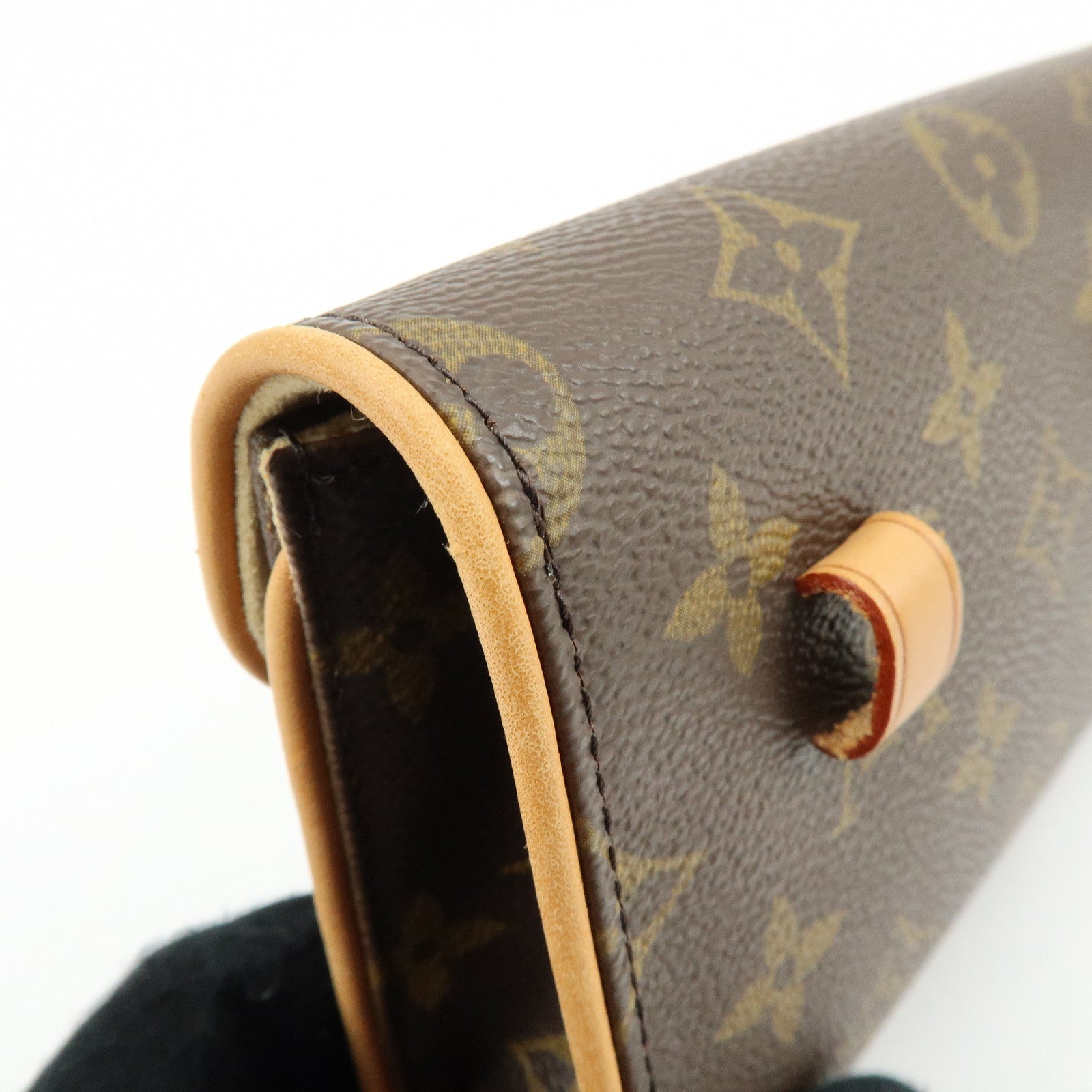 Louis Vuitton Monogram Pochette Florentine Waist Bag Belt XS M51855