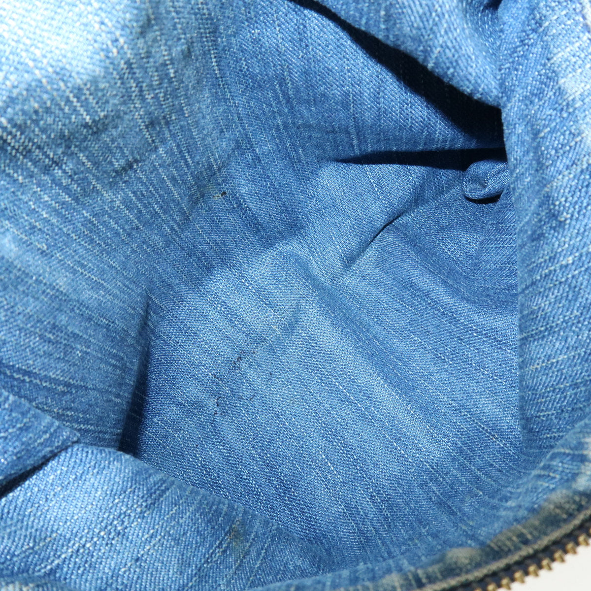 Louis Vuitton Monogram Denim Baggy GM Shoulder Bag Blue M95048