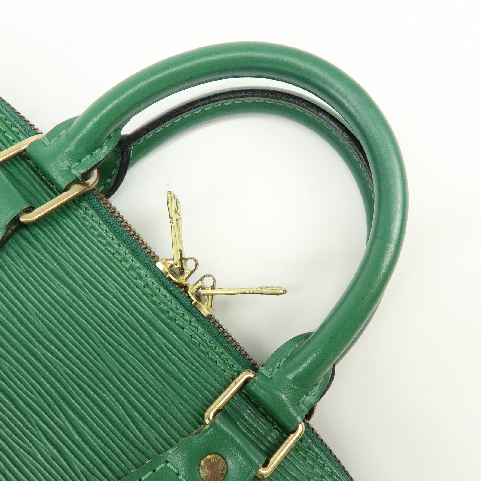 Louis Vuitton Epi Alma 2Way Bag Hand Bag Borneo Green M52144