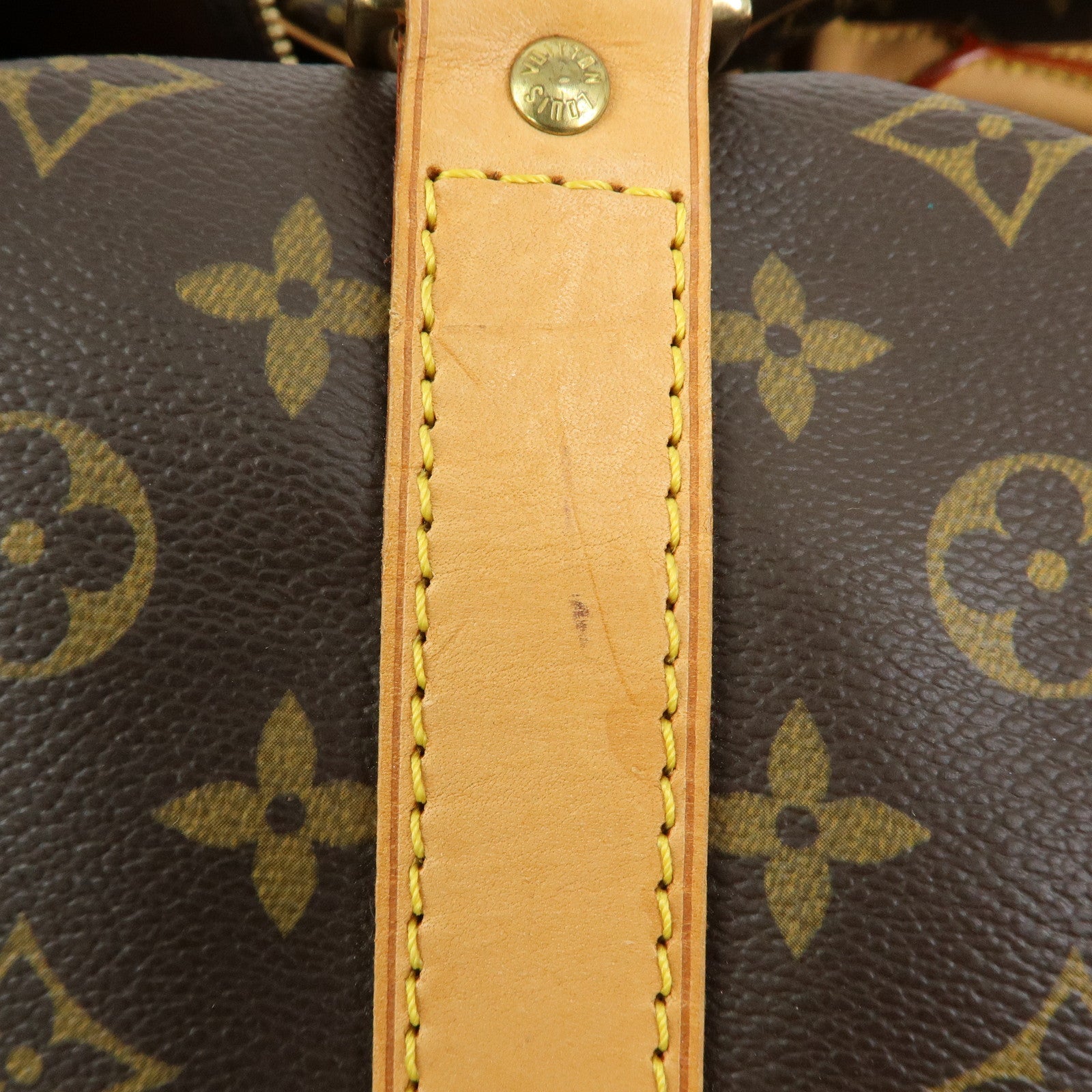 Louis Vuitton Monogram Keep All Bandouliere 55 Boston Bag M41414