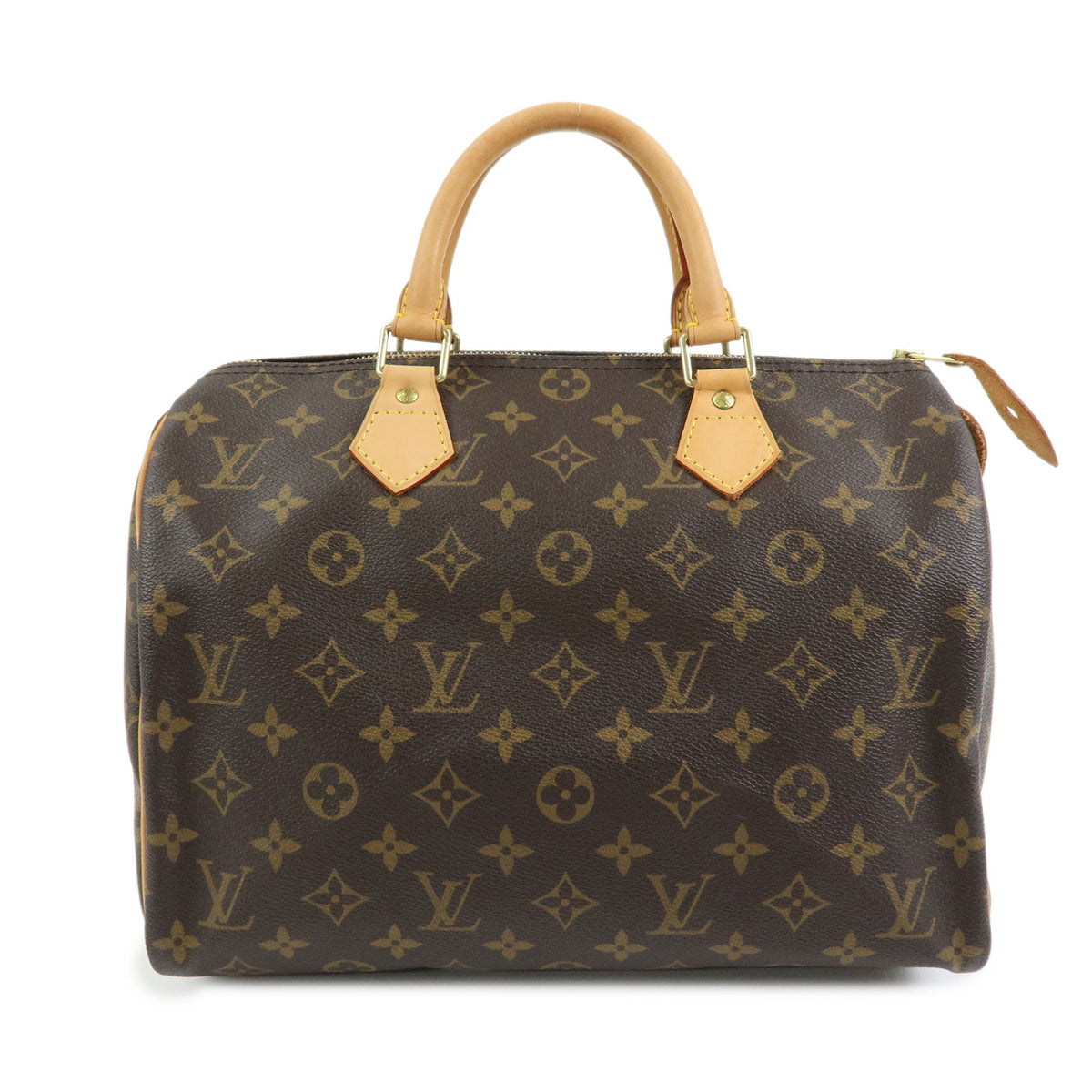Louis Vuitton Monogram Speedy 30 Boston Bag Hand Bag Brown M41526