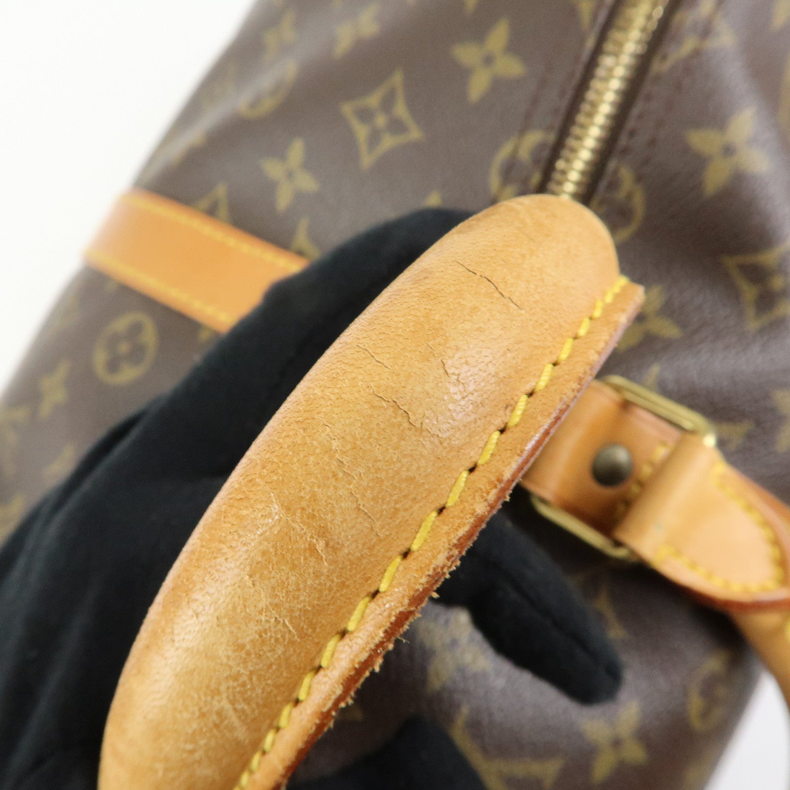 Louis Vuitton Monogram Keep All Bandouliere 55 Boston Bag M41414