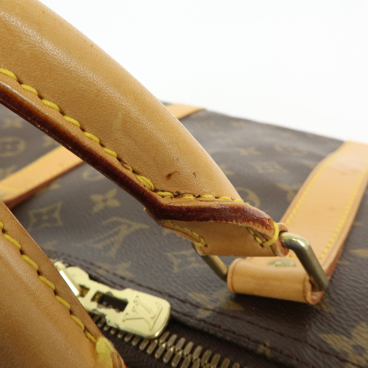 Louis Vuitton Monogram Keep All 60 Boston Bag Brown M41422