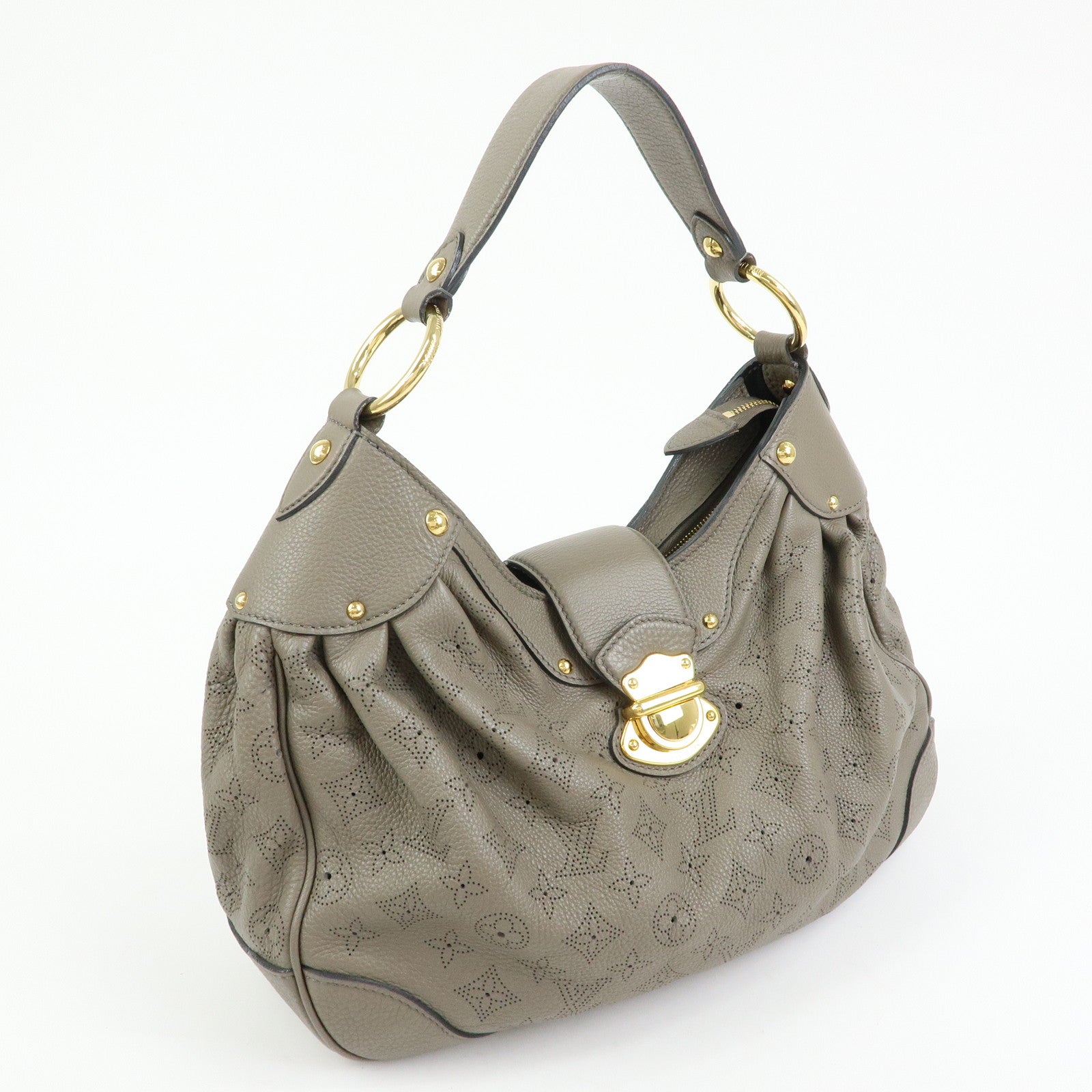 Louis Vuitton Monogram Mahina Solar PM Shoulder Bag Poudre M93455