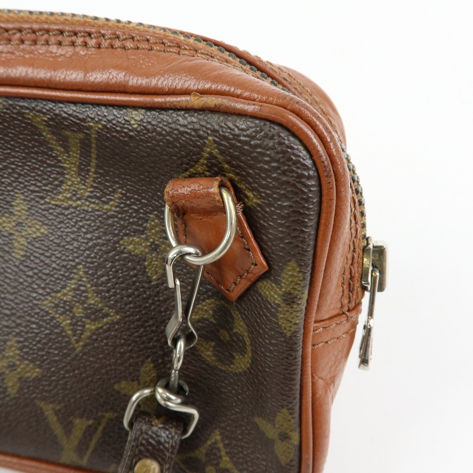 Louis Vuitton Monogram Pochette Marly Bandouliere Bag Brown M51828