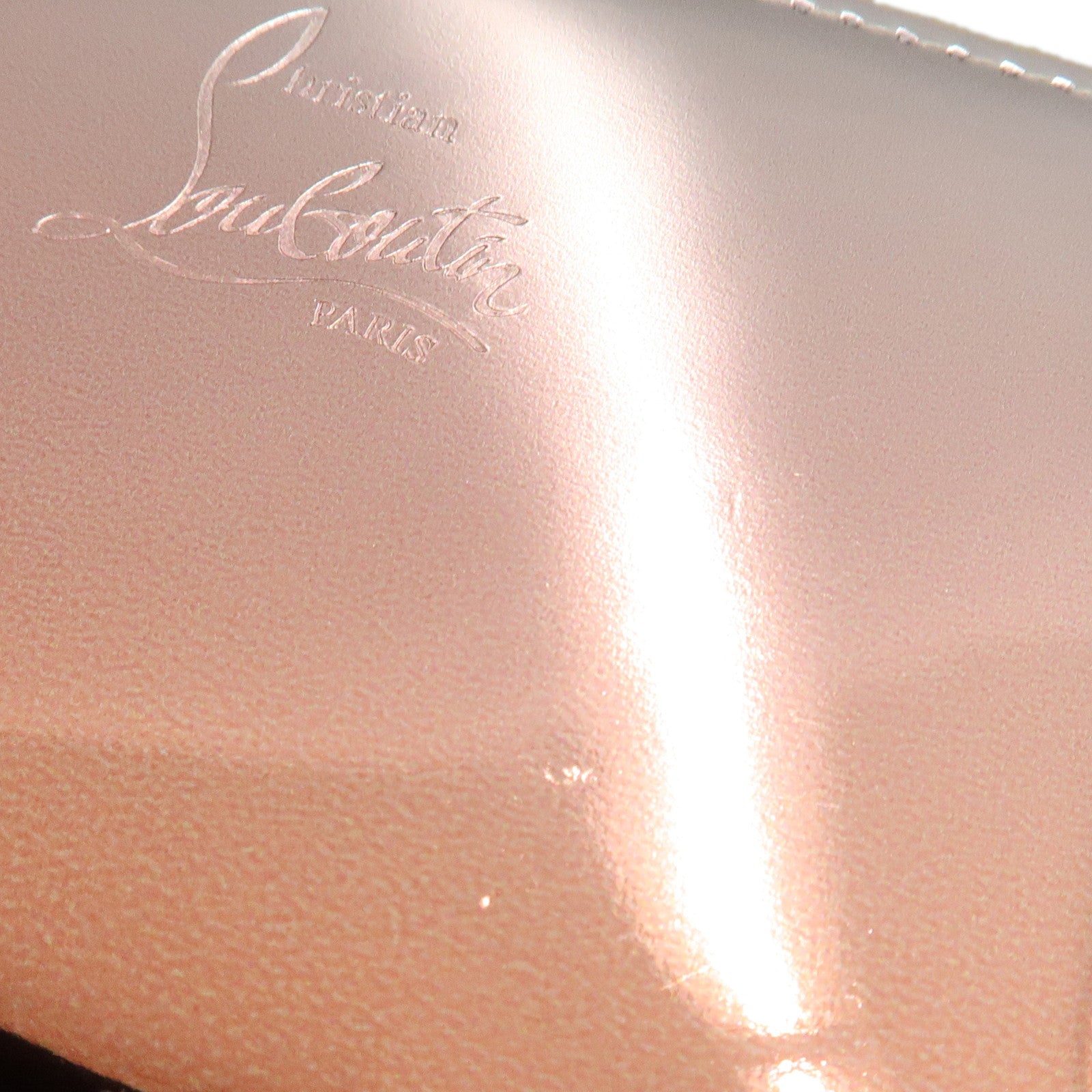 Christian Louboutin Panettone Patent Leather Coin Case Coin Purse