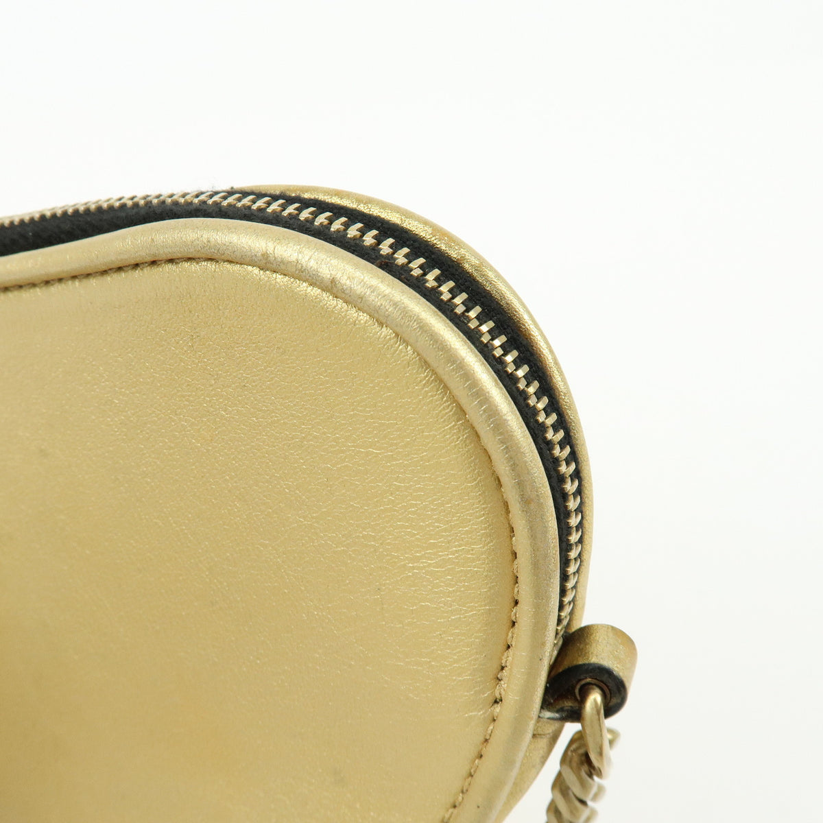 SAINT LAURENT PARIS Cassandra Leather Shoulder Bag Tassel Gold 540694