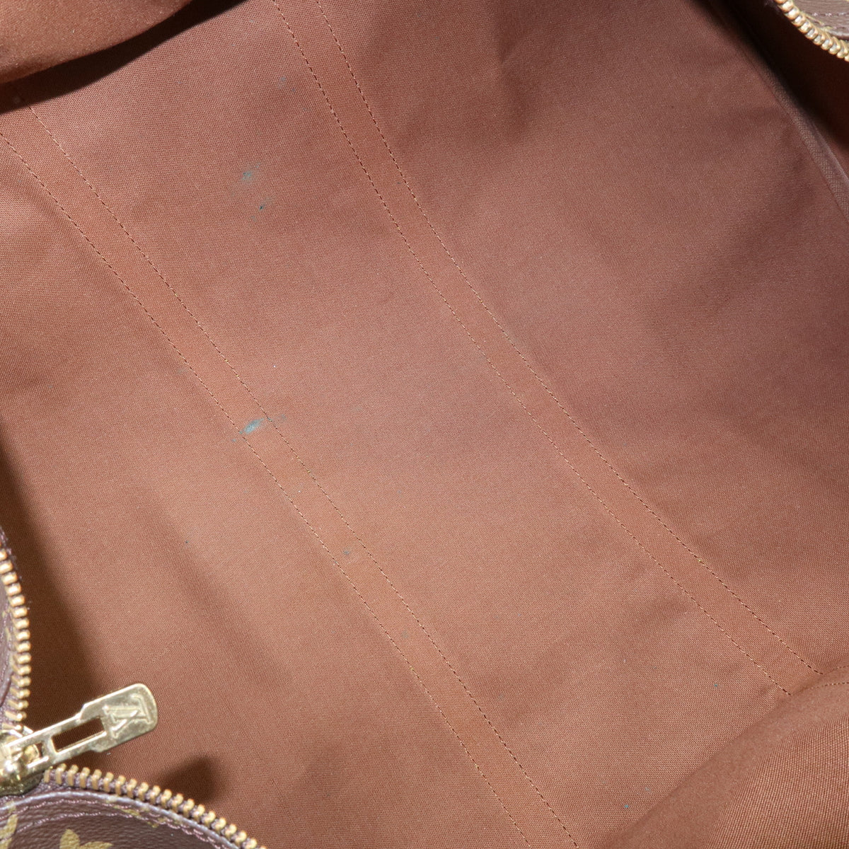 Louis Vuitton Monogram Keep All 55 Boston Bag Brown M41414